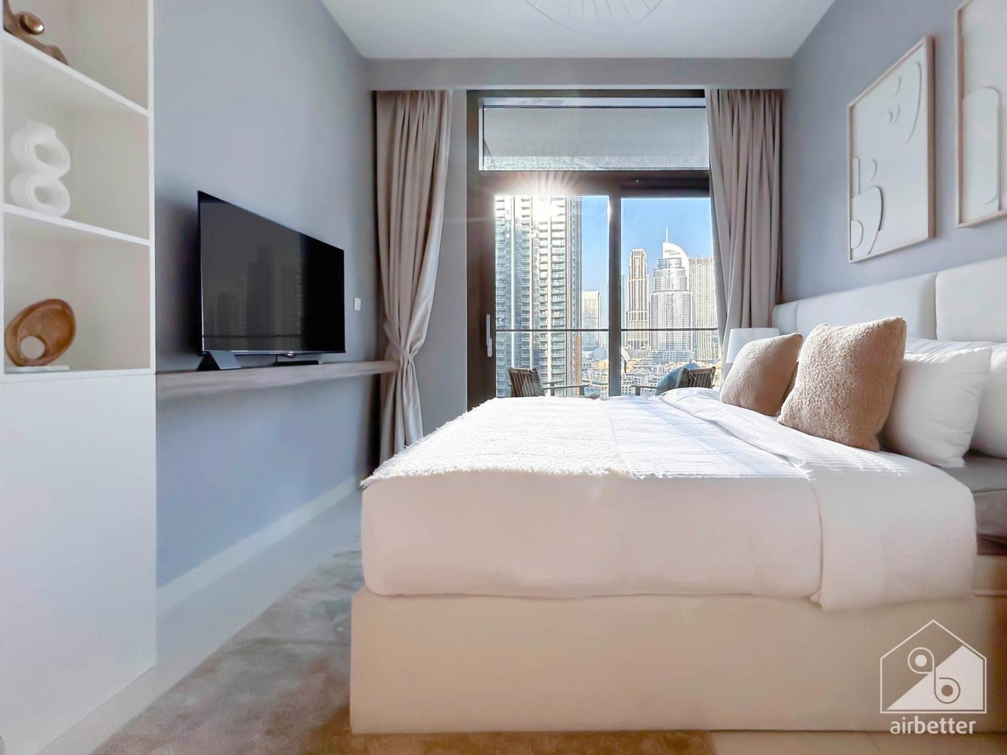 Luxury 4br At Burj Crown I Balcony Views Apartment *