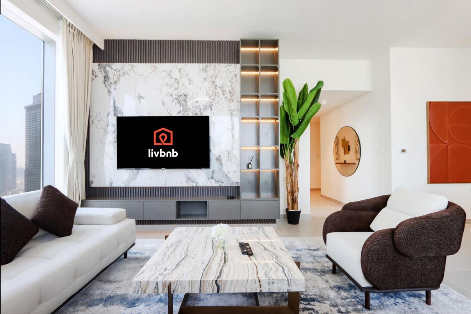 Livbnb-upgraded 3b Maid's, Opera District View Dubai