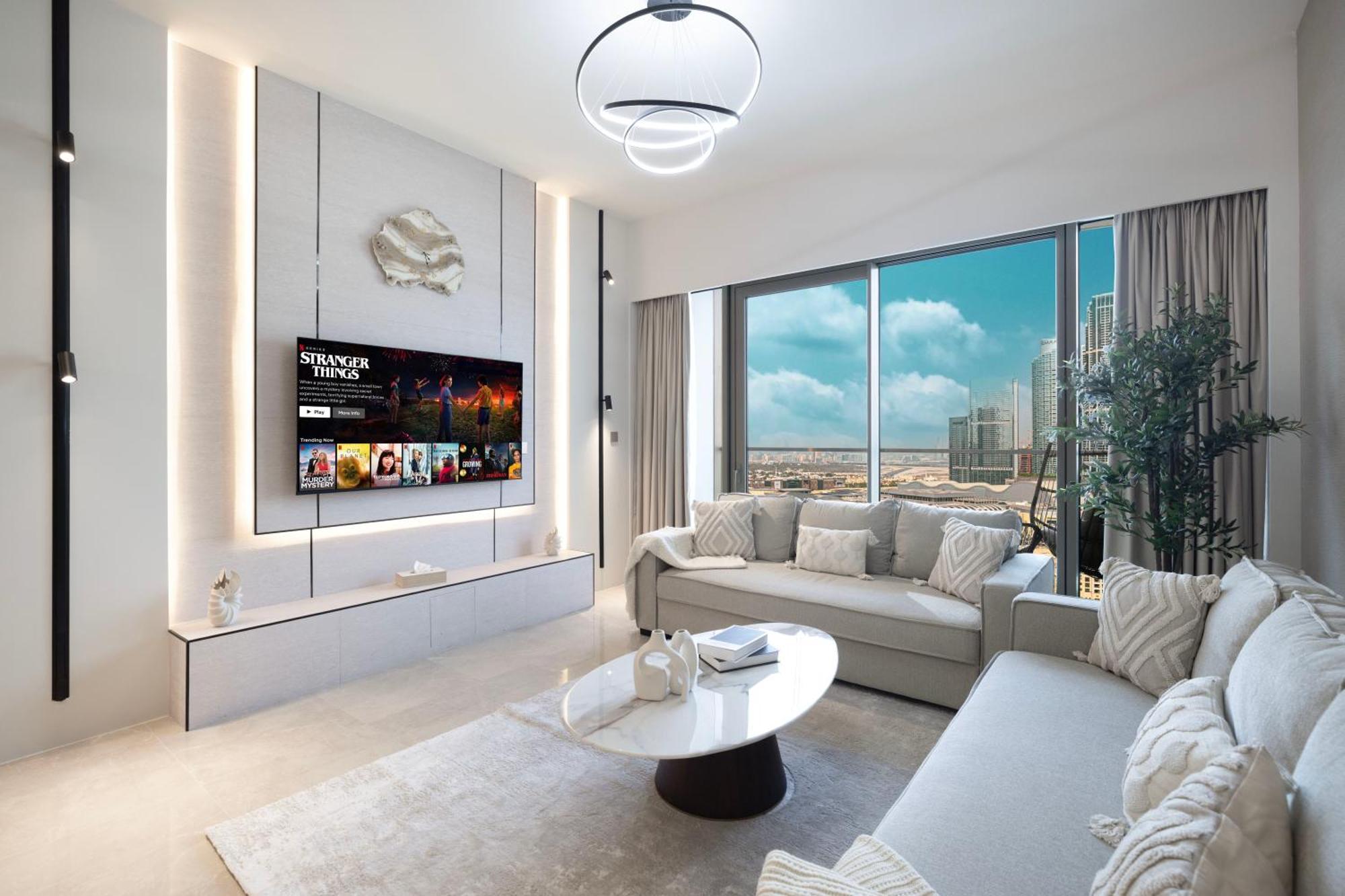 2br Burj & Fountain View 5 Mins To Mall Apartment