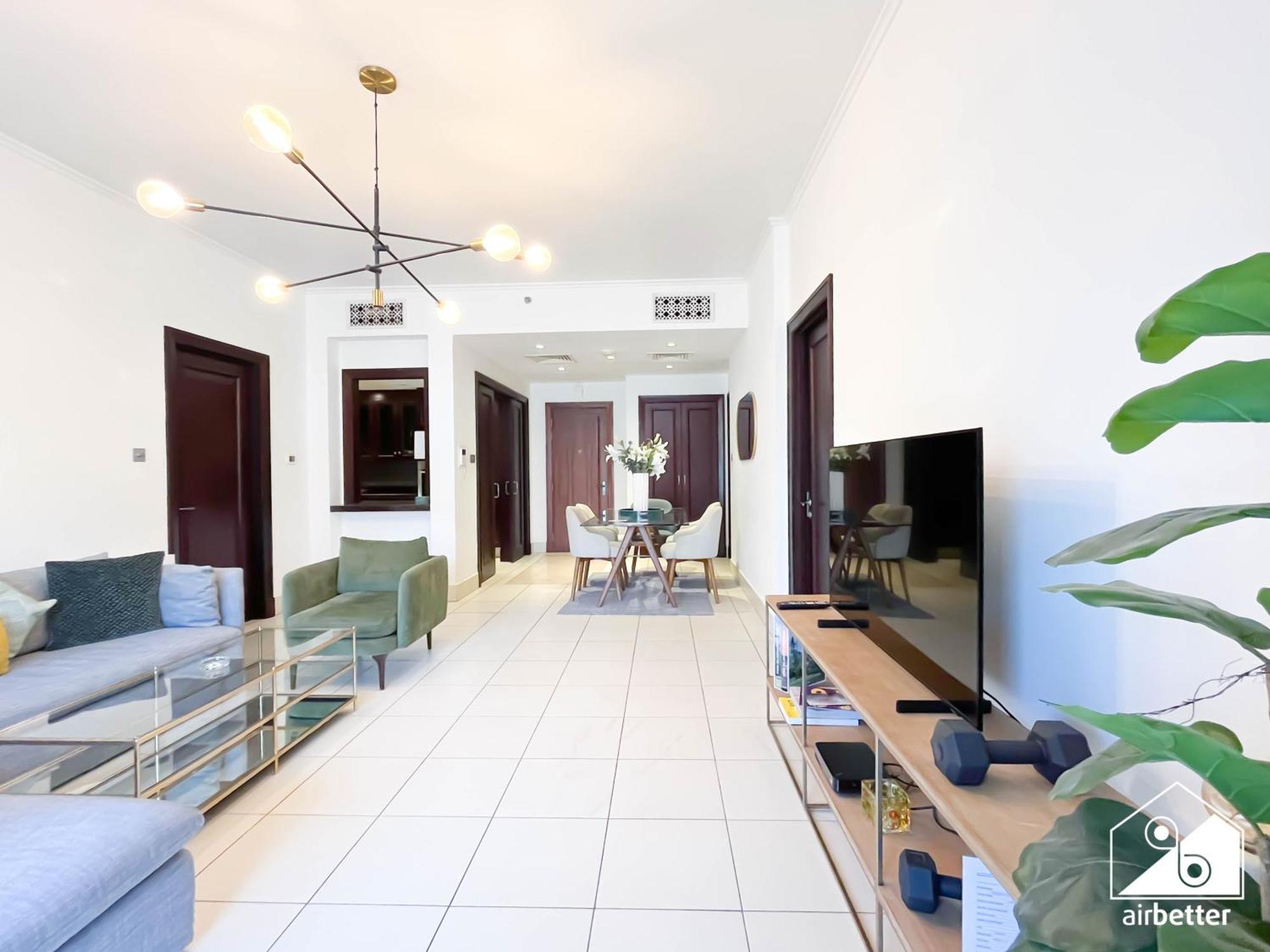 Apartment Burj Views From Balcony L Chic 2br In Downtown