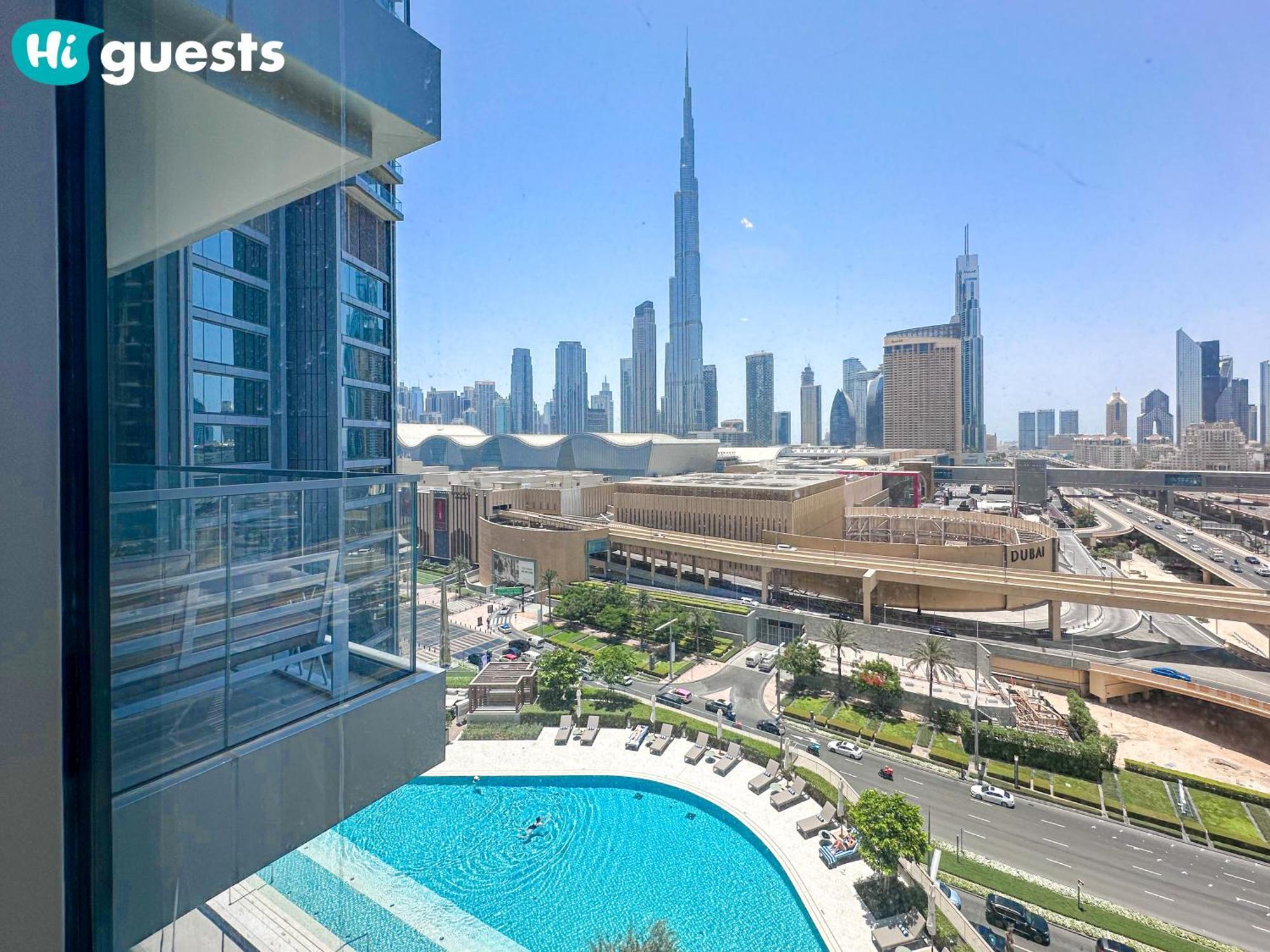 Higuests - Wake Up To Burj Khalifa Views In Stunning 2 Br *