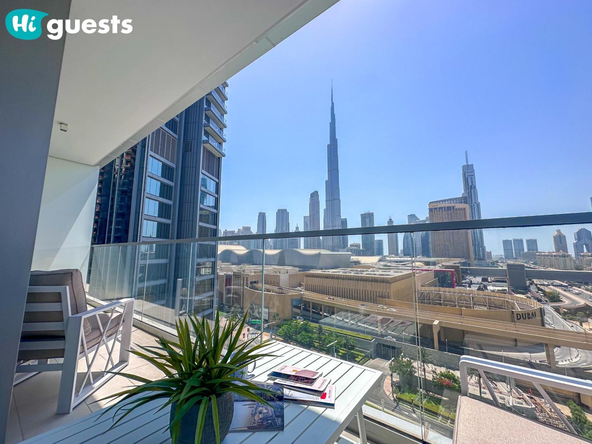 Higuests - Wake Up To Burj Khalifa Views In Stunning 2 Br Apartment