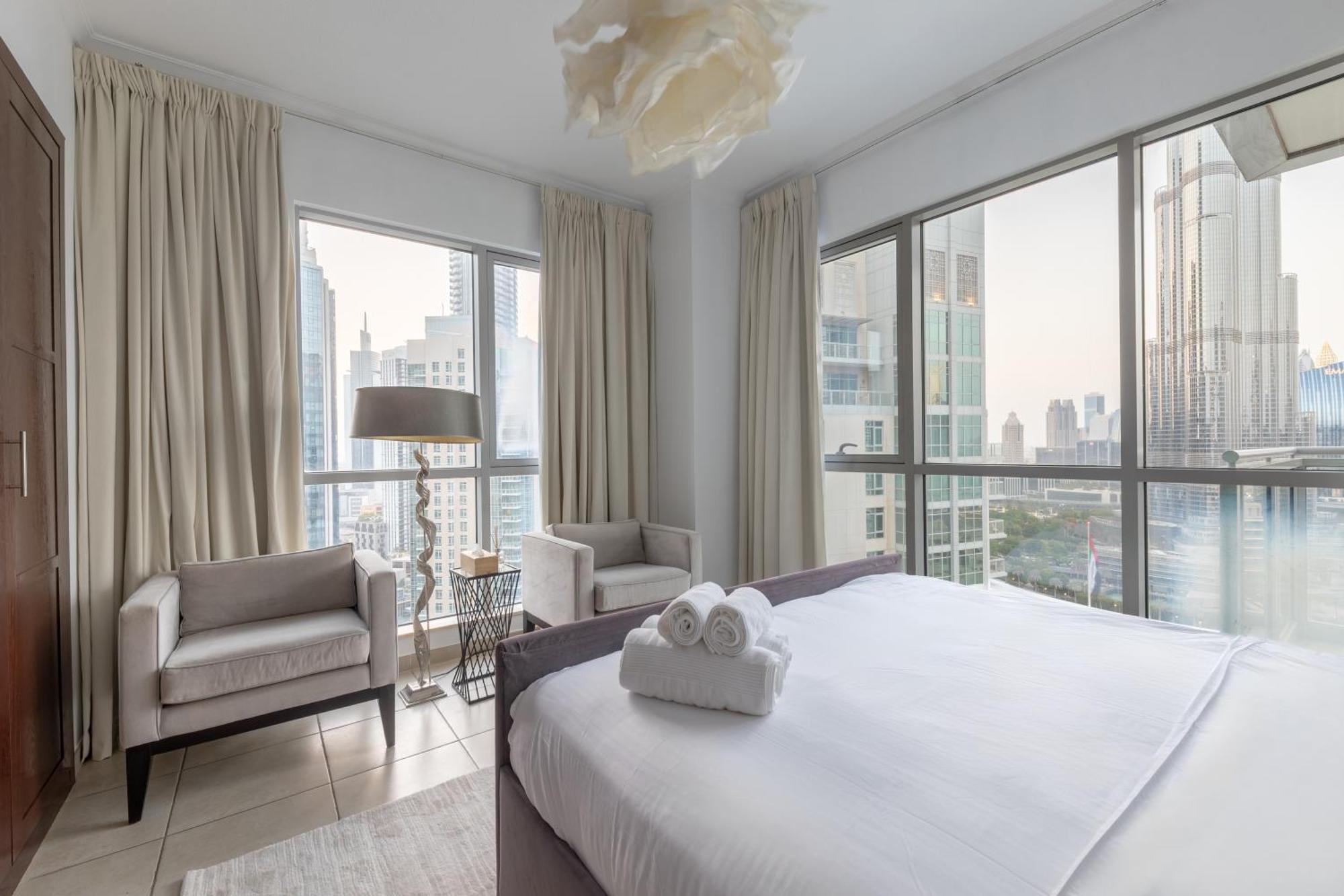 Burj And Fountain View 3br Maids Apartment