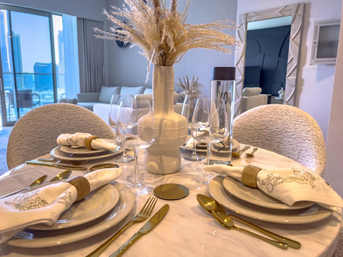 Grande Residences With Burj Khalifa View From 31st Floor For 8-guests * Dubai
