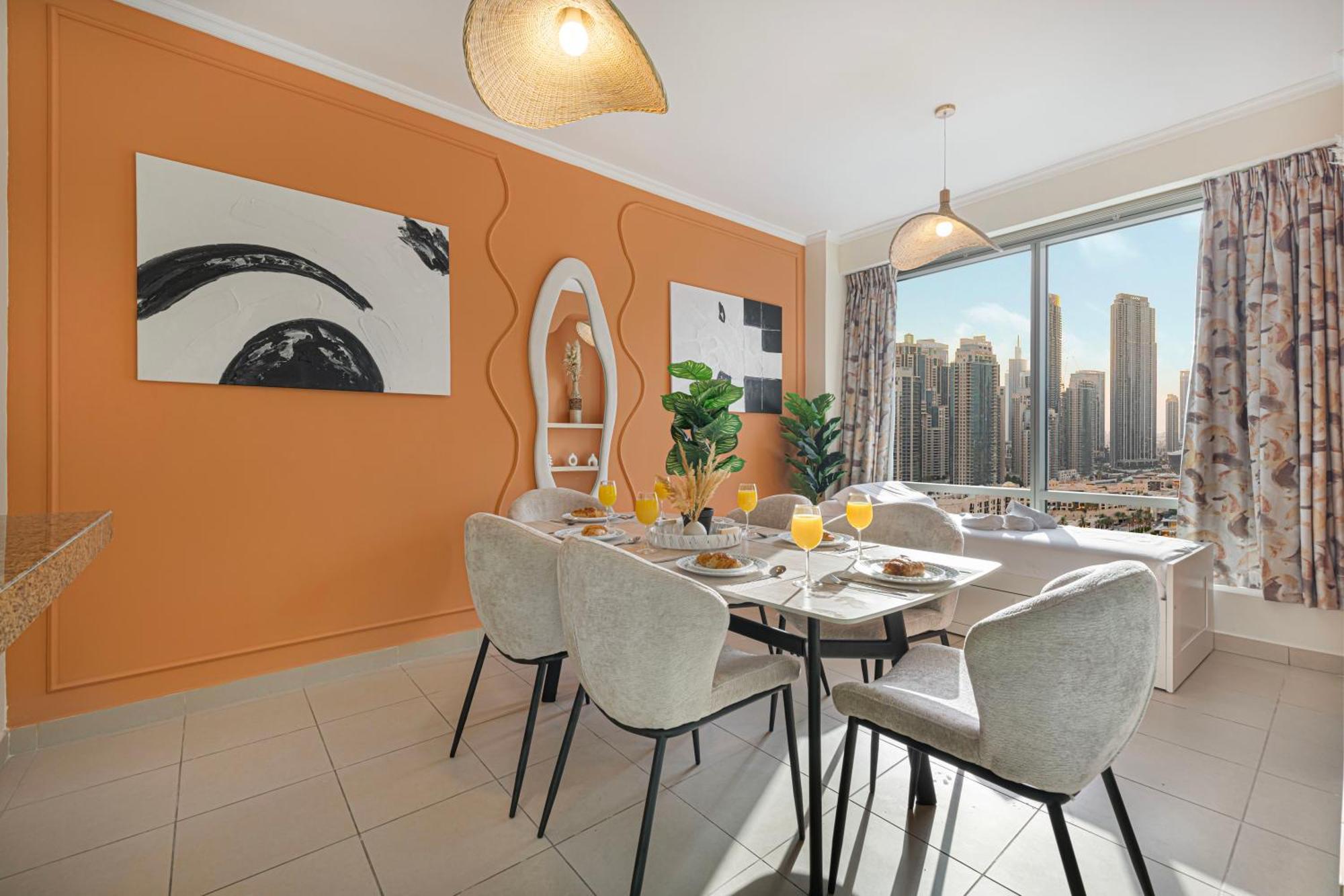 Serene Cozy 2br Near Burj Khalifa Apartment
