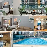 Central Business Bay Studio By Stayinhomes - 10 Mins Burj Khalifa - Parking - Pool - Gym
