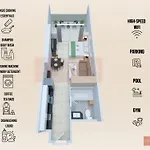 Central Business Bay Studio By Stayinhomes - 10 Mins Burj Khalifa - Parking - Pool - Gym
