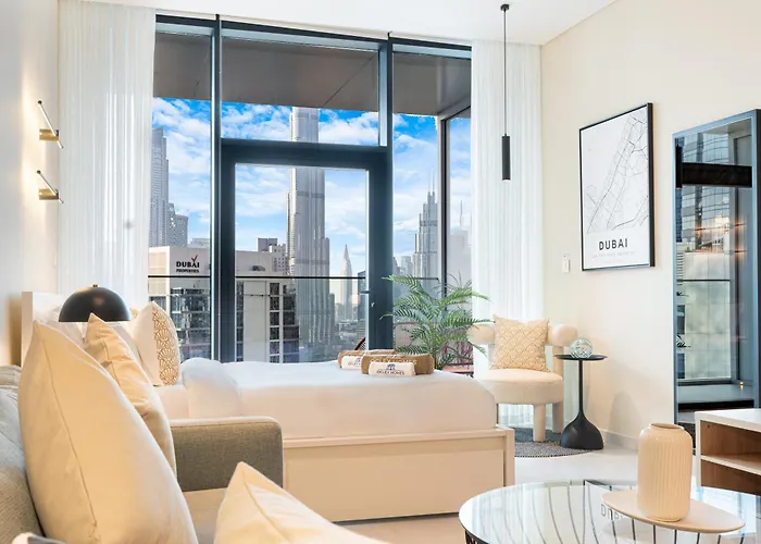 Upgraded Home With Prime Burj Khalifa Views
