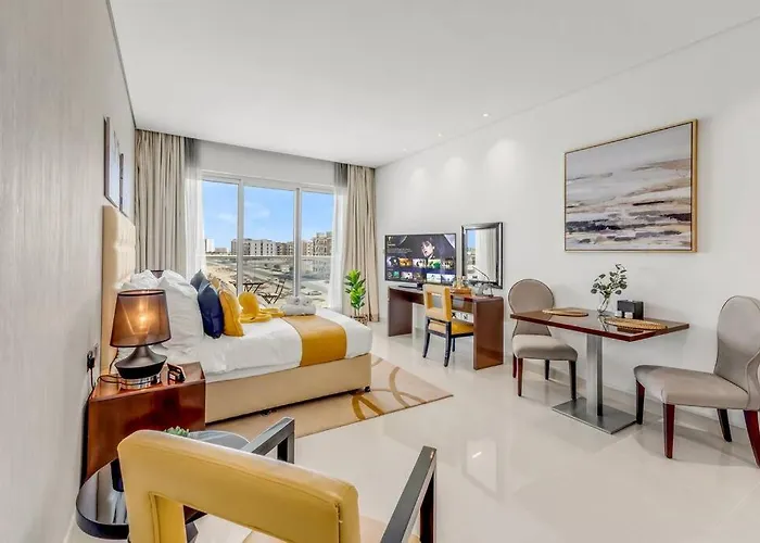 Waves - Stylish Studio With Balcony In Dubai South