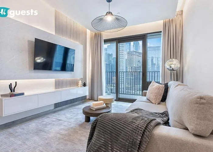 Higuests - Modern & Stylish 1Br Apt - Near Business Bay Metro