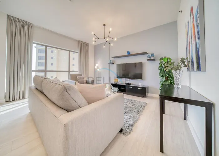 High Floor 2Br With A View Of The Dubai Marina Canal Steps Away From The Beach , Shams 1, Jbr By Deluxe Holiday Homes