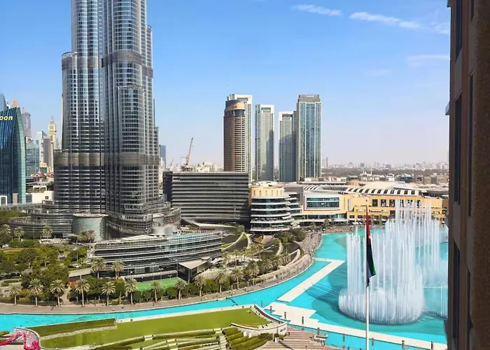Luxury Apartment With Burj Khalifa View, Balcony Netflix Wehome Premium