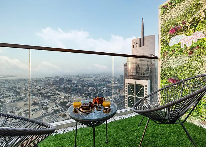Cloud Nine Dubai Panorama & Rooftop Infinity Pool, 3Br Apartment In Paramount Hotel Midtown