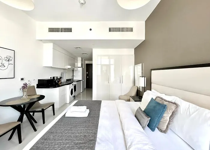 Homes2Retreat - Chic & Cozy Studio In Damac