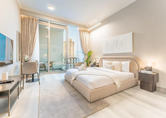 Pool View Studio With Balcony Close To Mall, Concept 7 Residences, Jumeirah Village Circle By Deluxe Holiday Homes