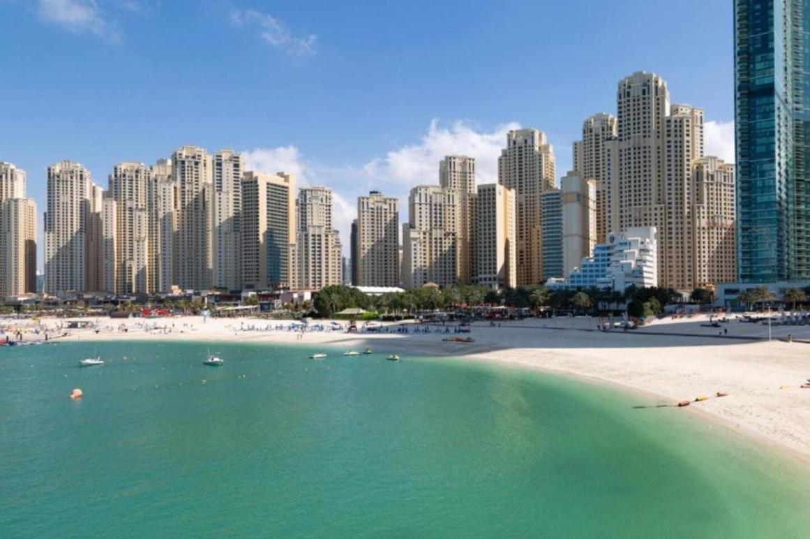 High Rise 2br In Jbr W/ Sea View - Walk To Beach Apartment *