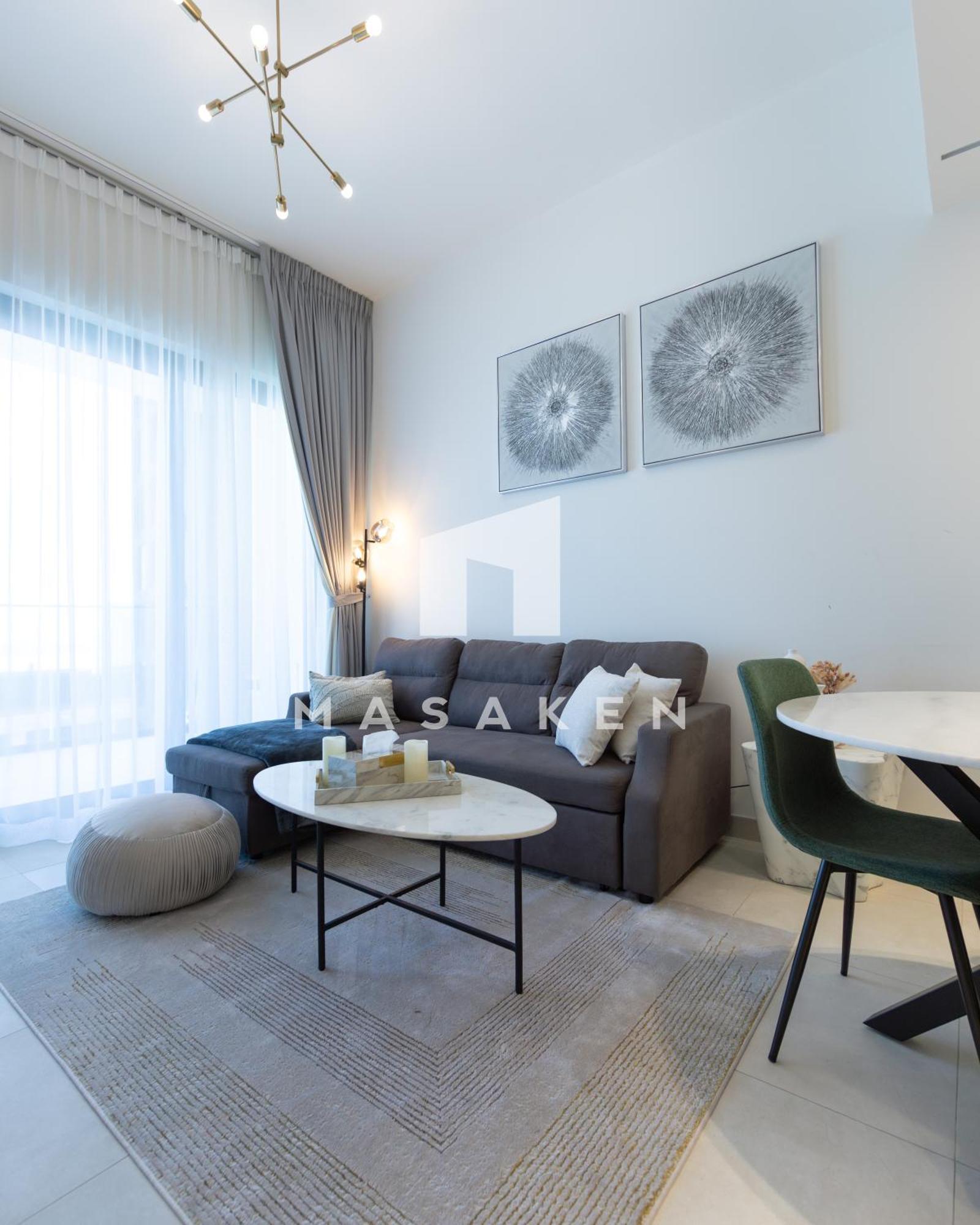 Furnished 1 Bedroom In Business With Burj View *