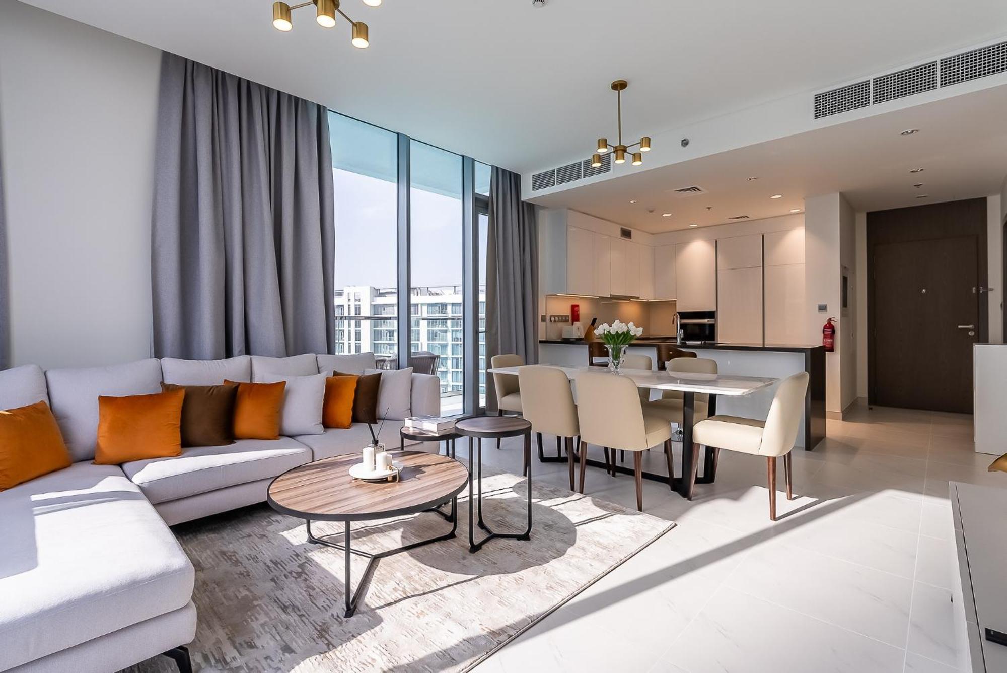 Apartment 3bdr With Maid I District One I Lagoons View