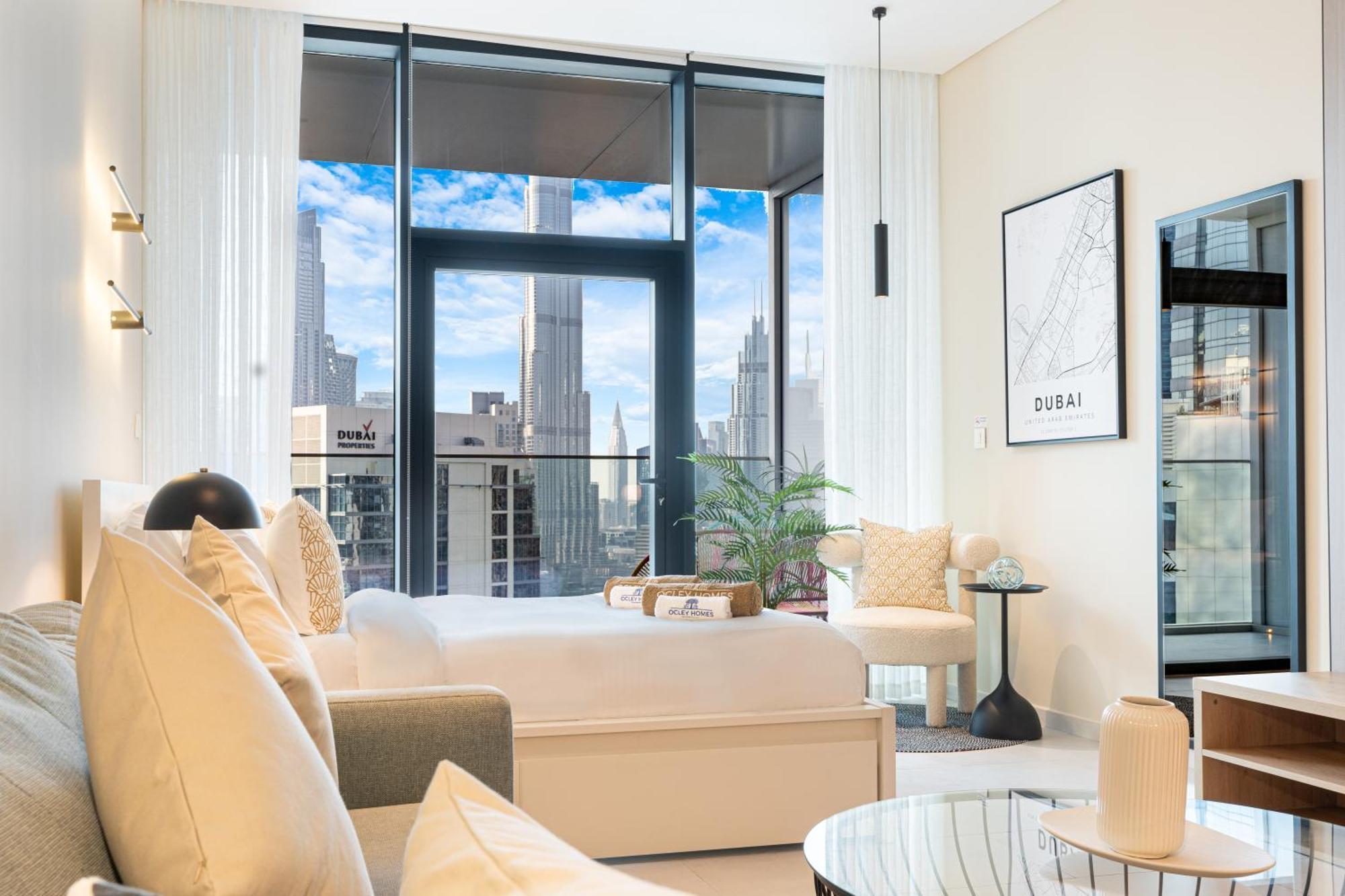 Apartment Upgraded With Prime Burj Khalifa Views *