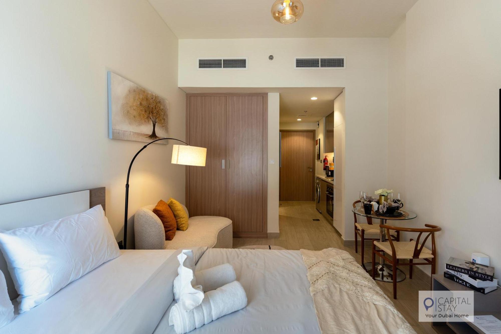Apartment Cozy In Azizi Riviera Dubai