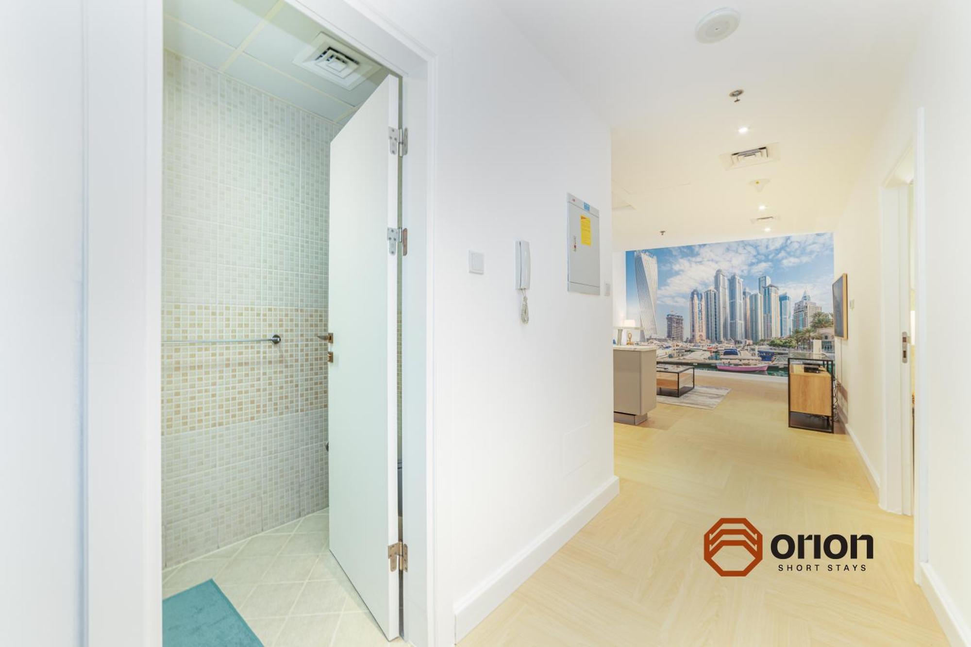 Stunning 1 Bed In Marina With Partial Sea View - High Floor - Next To Tram Stop - 5 Mins Walk To *