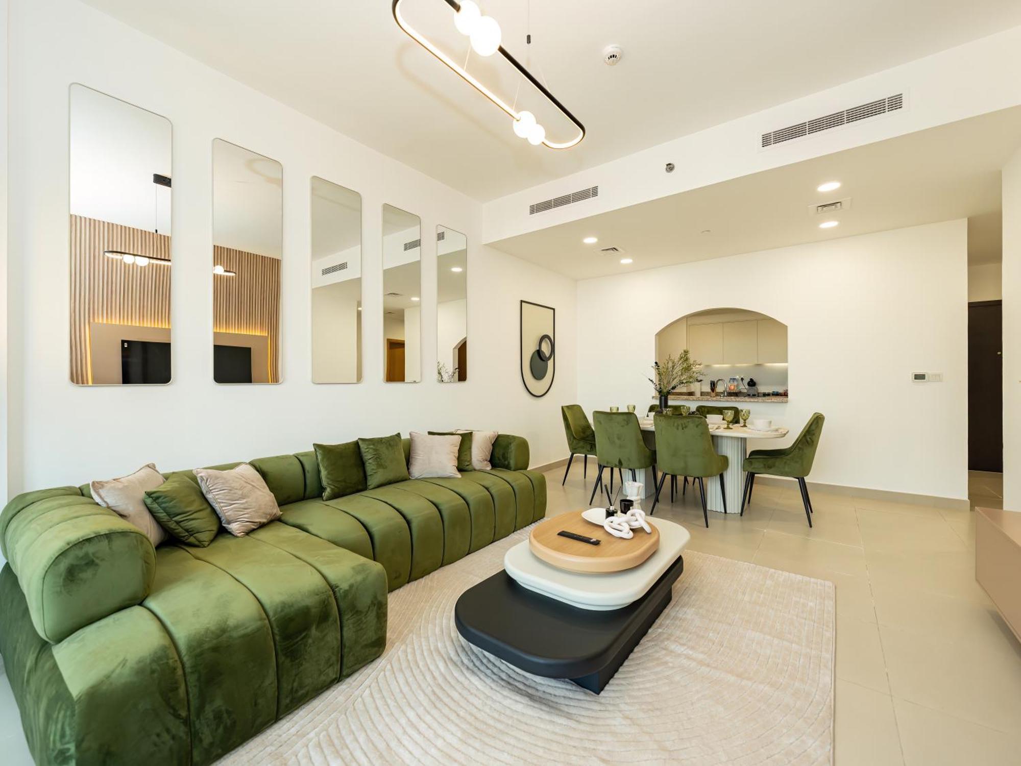 Apartment Stunning Two Bedroom With Private Balcony & Burj Khalifa By Luxury Space *