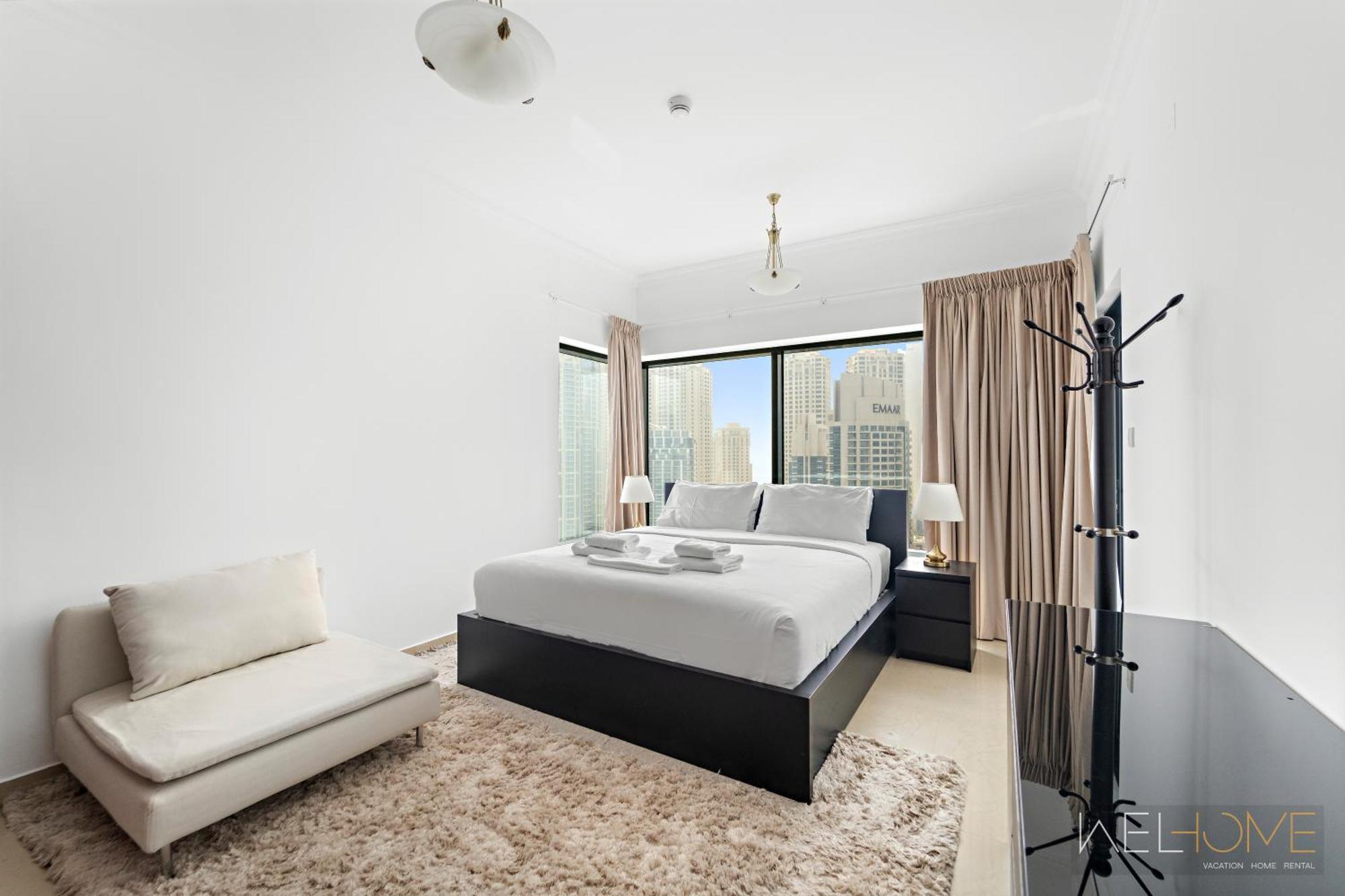 Welhome - Stunning High-rise With Canal View Near Marinamall Dubai