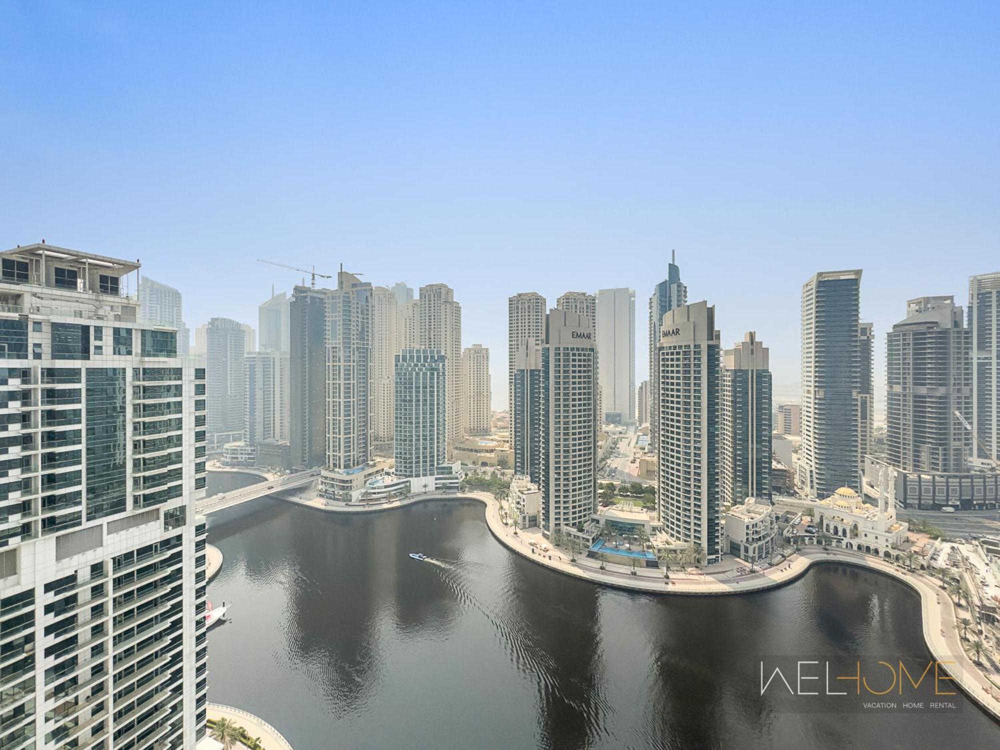 Apartment Welhome - Stunning High-rise With Canal View Near Marinamall *