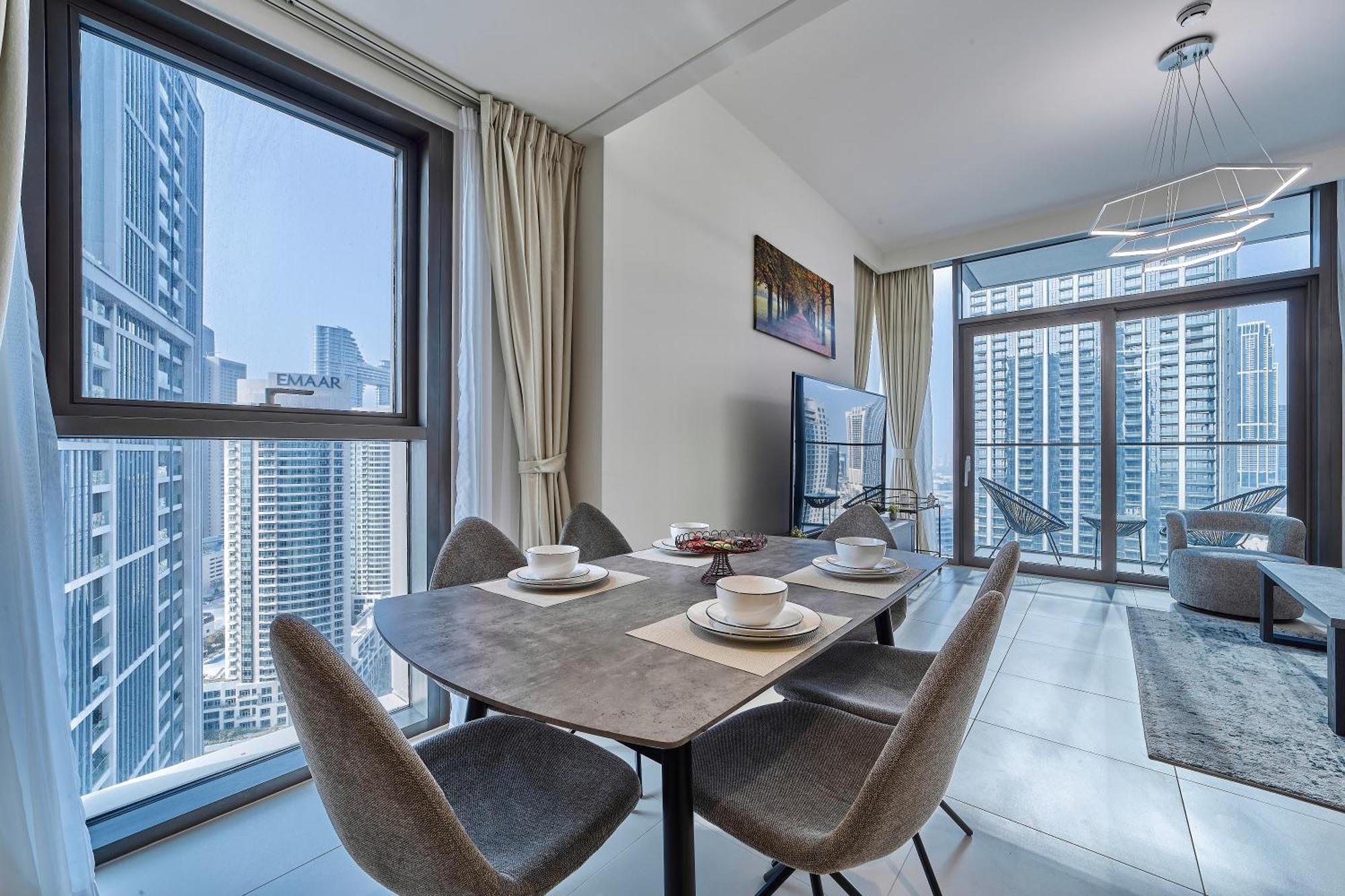 Apartment 2br With Stunning Burj Khalifa & Fountain View