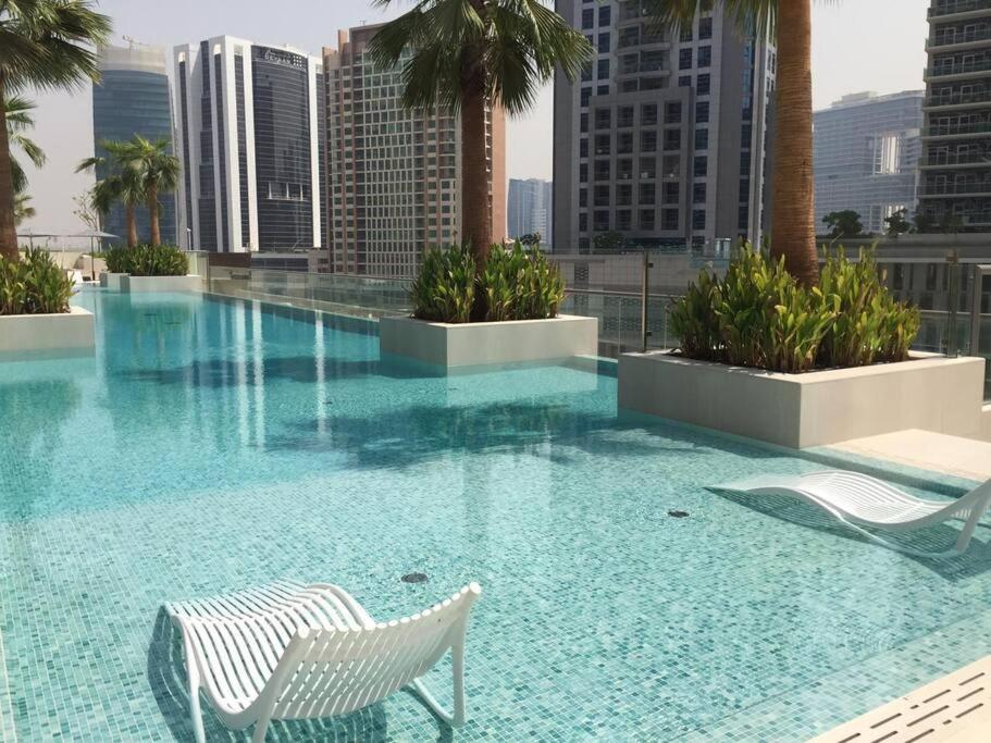 #140 Elegant 1br With Burj Khalifa View In Business Bay Apartment Dubai