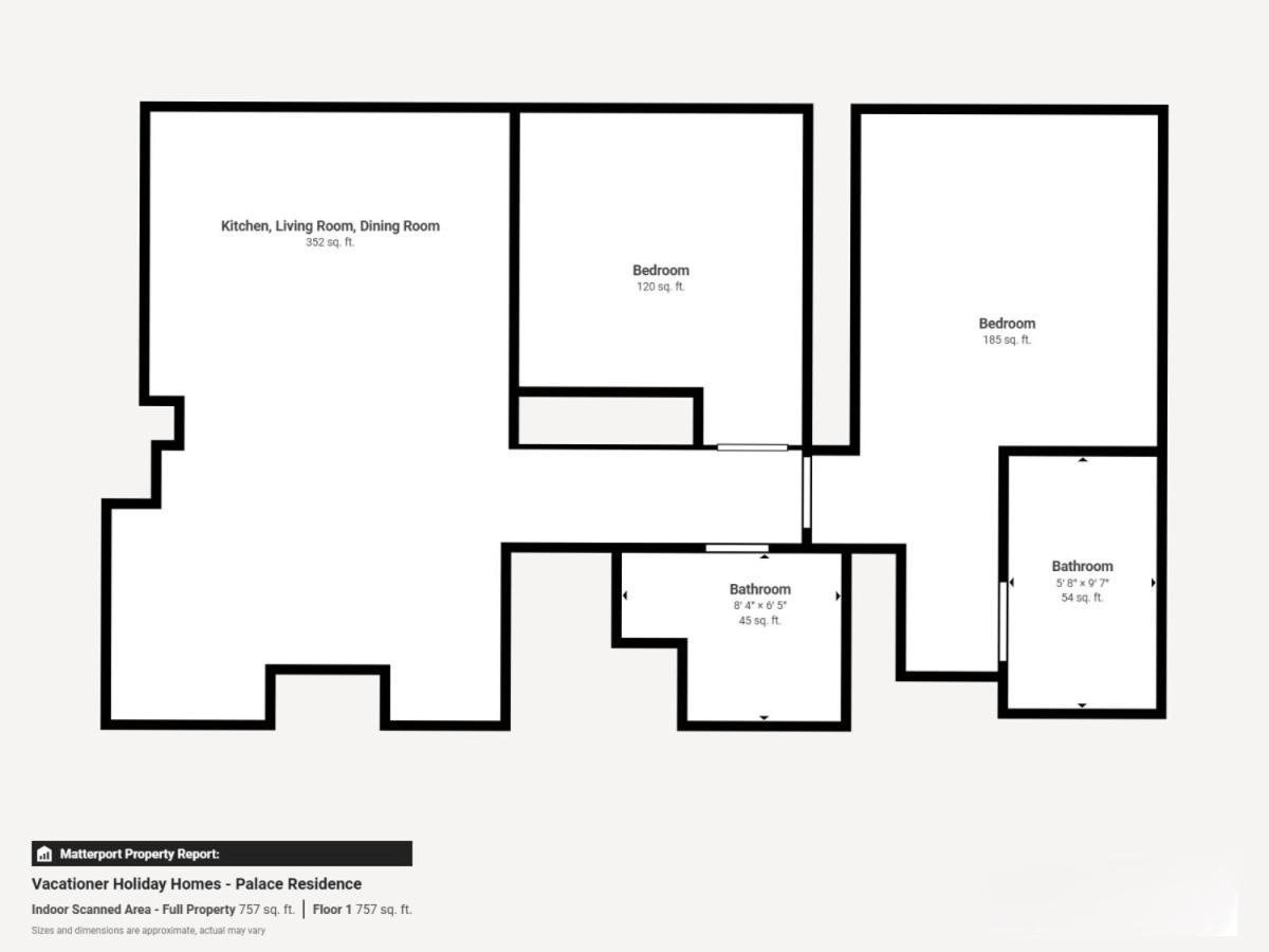 Apartment Palace Residences - Vibrant Two Bed With View *