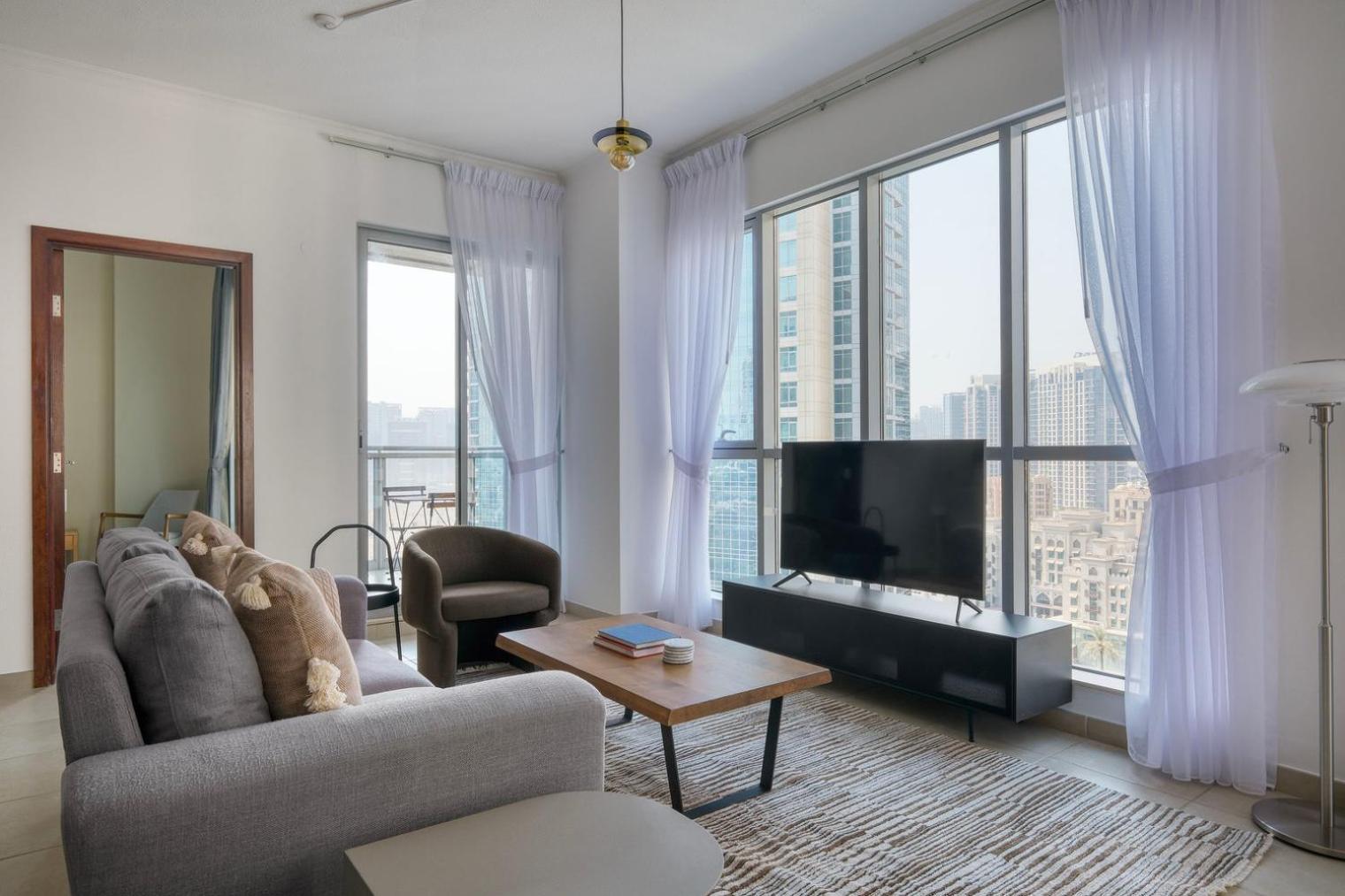 Apartment Blueground The Residences Gym Parking Dxb-1348 *