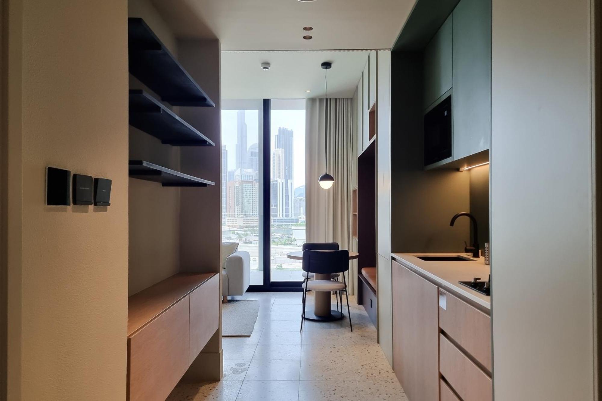 Alh Vacay - With Balcony And Burj View In Upside Apartment