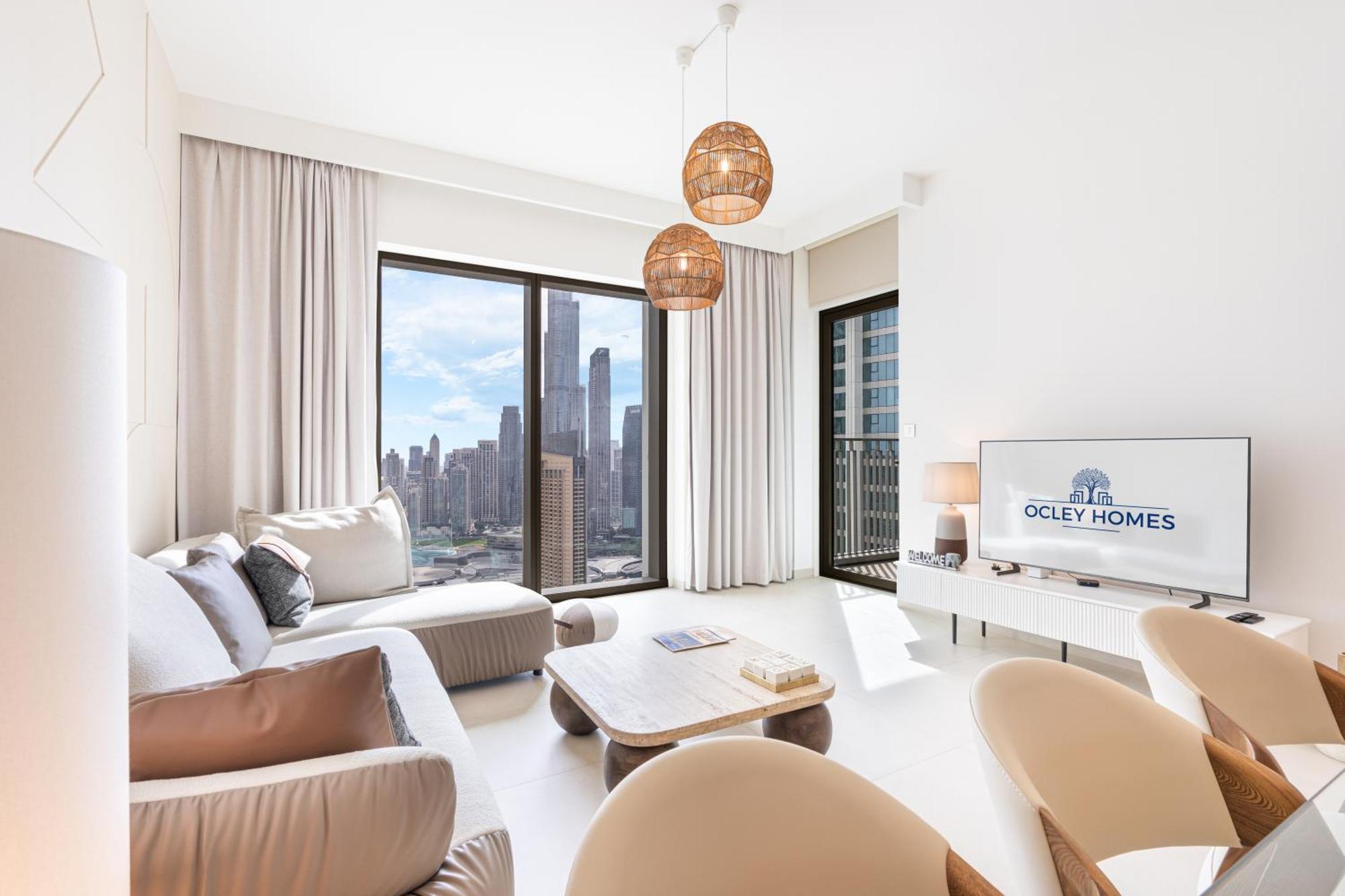 Apartment Beautiful On 45th Floor With Full Burj View