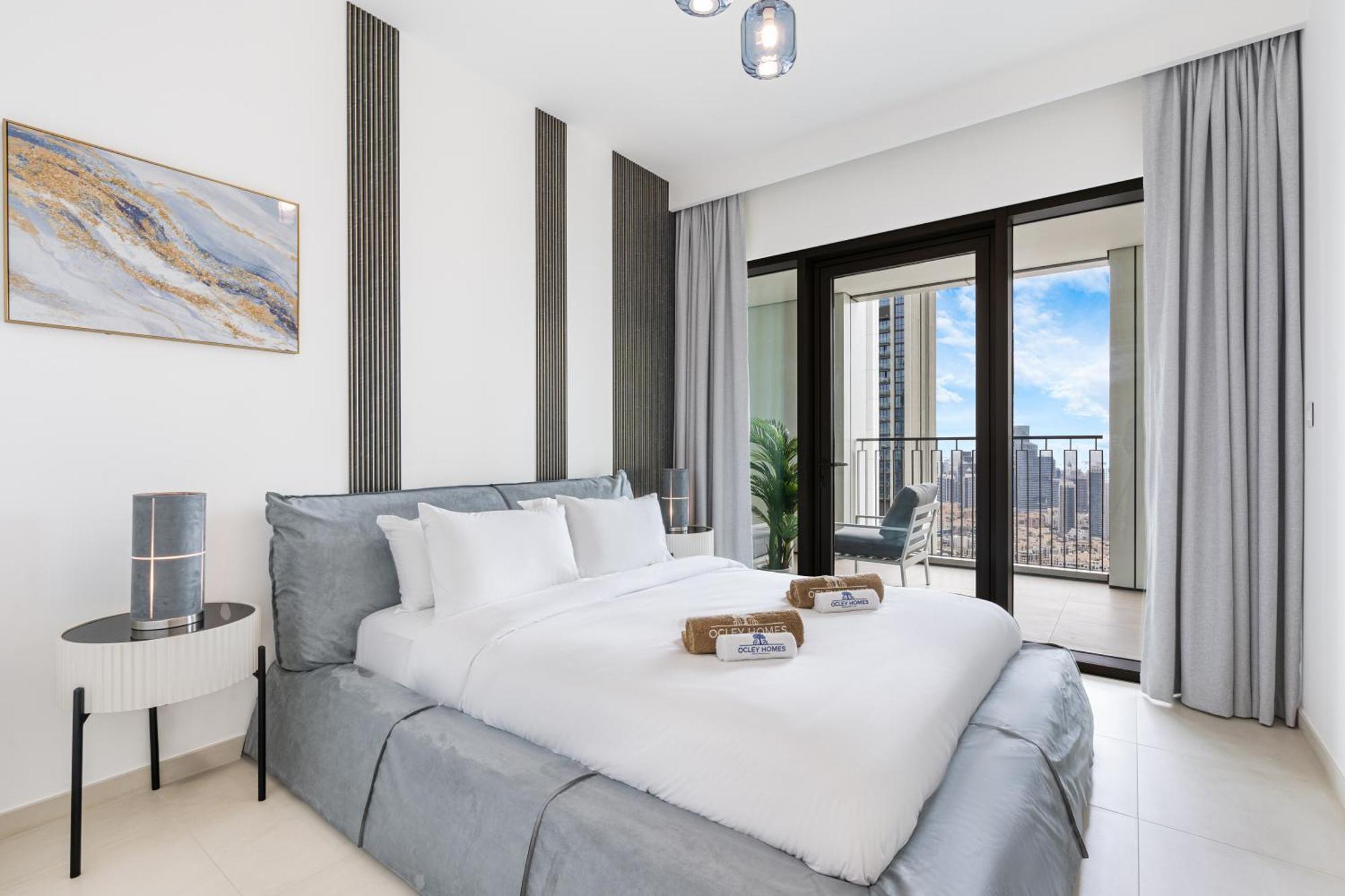 Apartment Beautiful On 45th Floor With Full Burj View