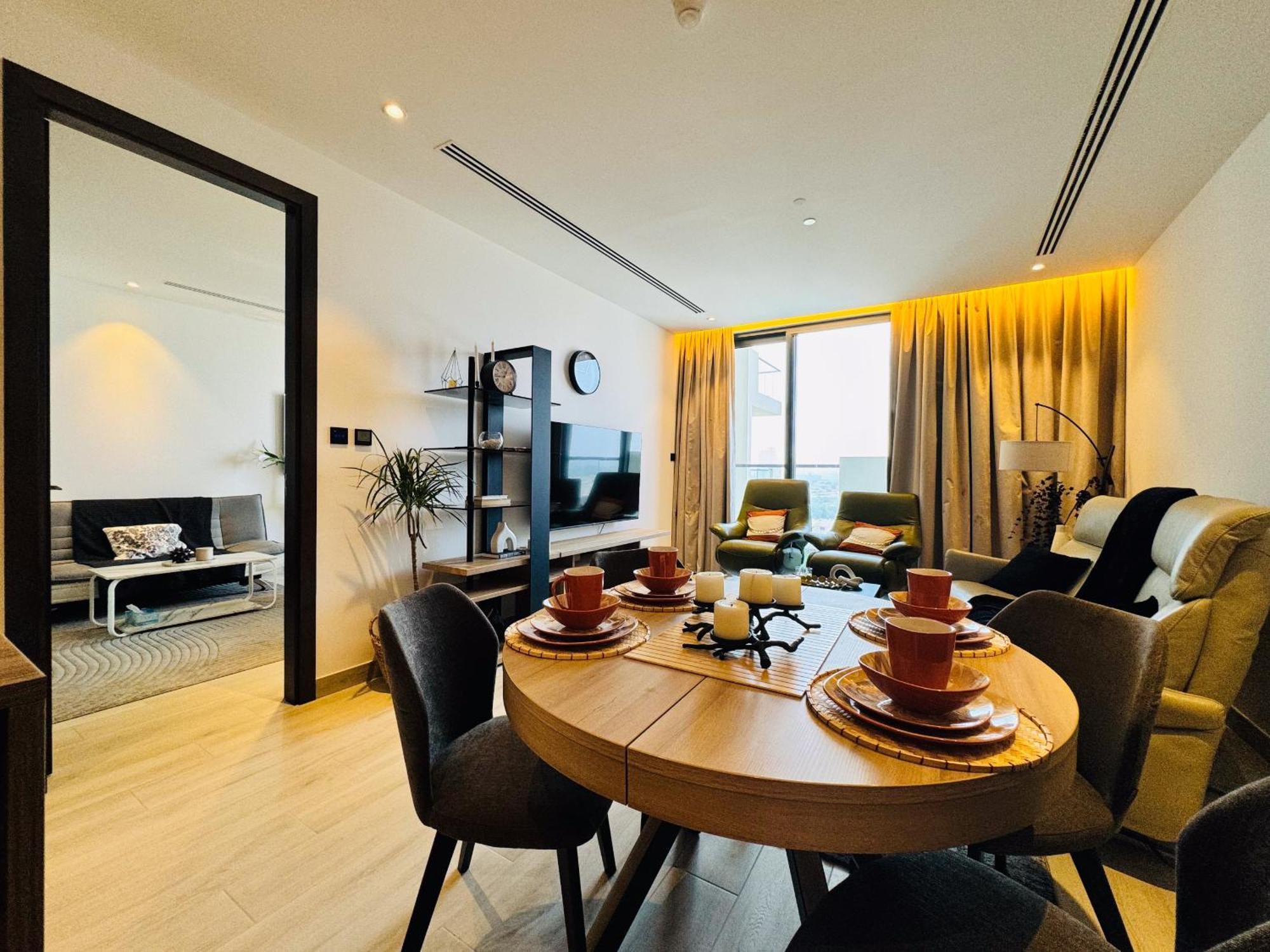 The Ivy Tower-1br Urban Elegance In Jvt Apartment Dubai
