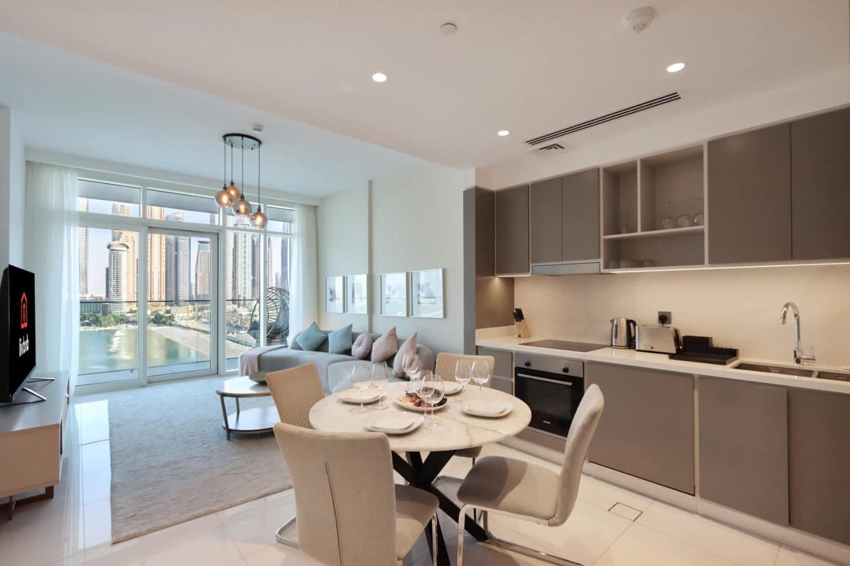Apartment Livbnb - 2Br With Stunning Views, Beachfront Living Dubai