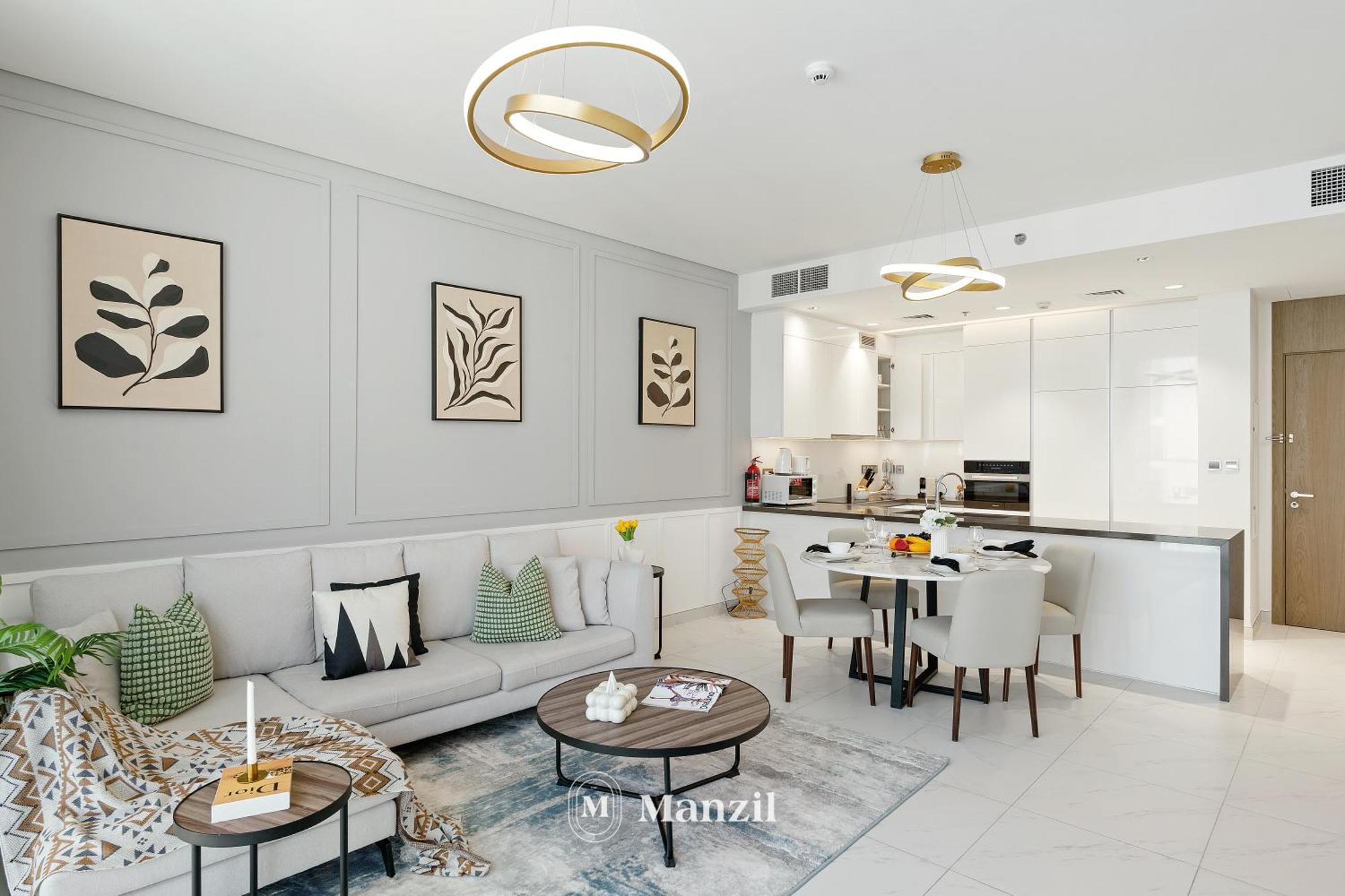 Manzil - 2br In District One With Lagoon & Burj Views Dubai