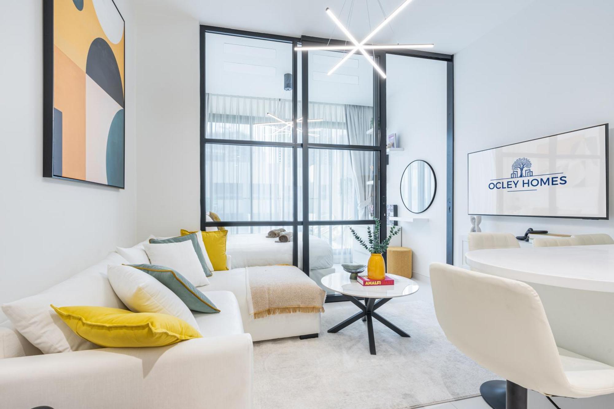 Apartment Stylish Contemporary In Jvc With Chic Interior *