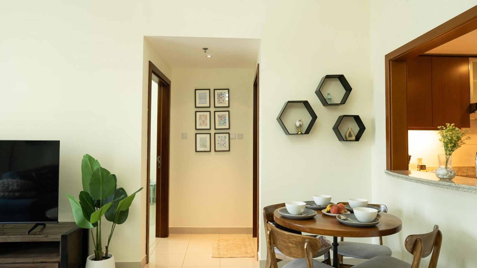 Apartment Boho Chic Haven Burj Khalifa View