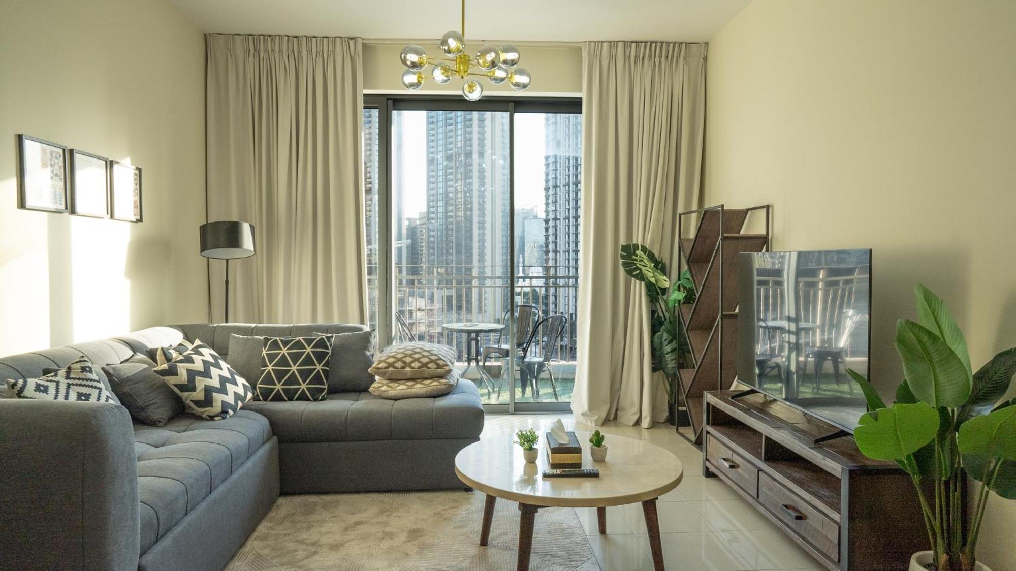 Apartment Boho Chic Haven Burj Khalifa View *