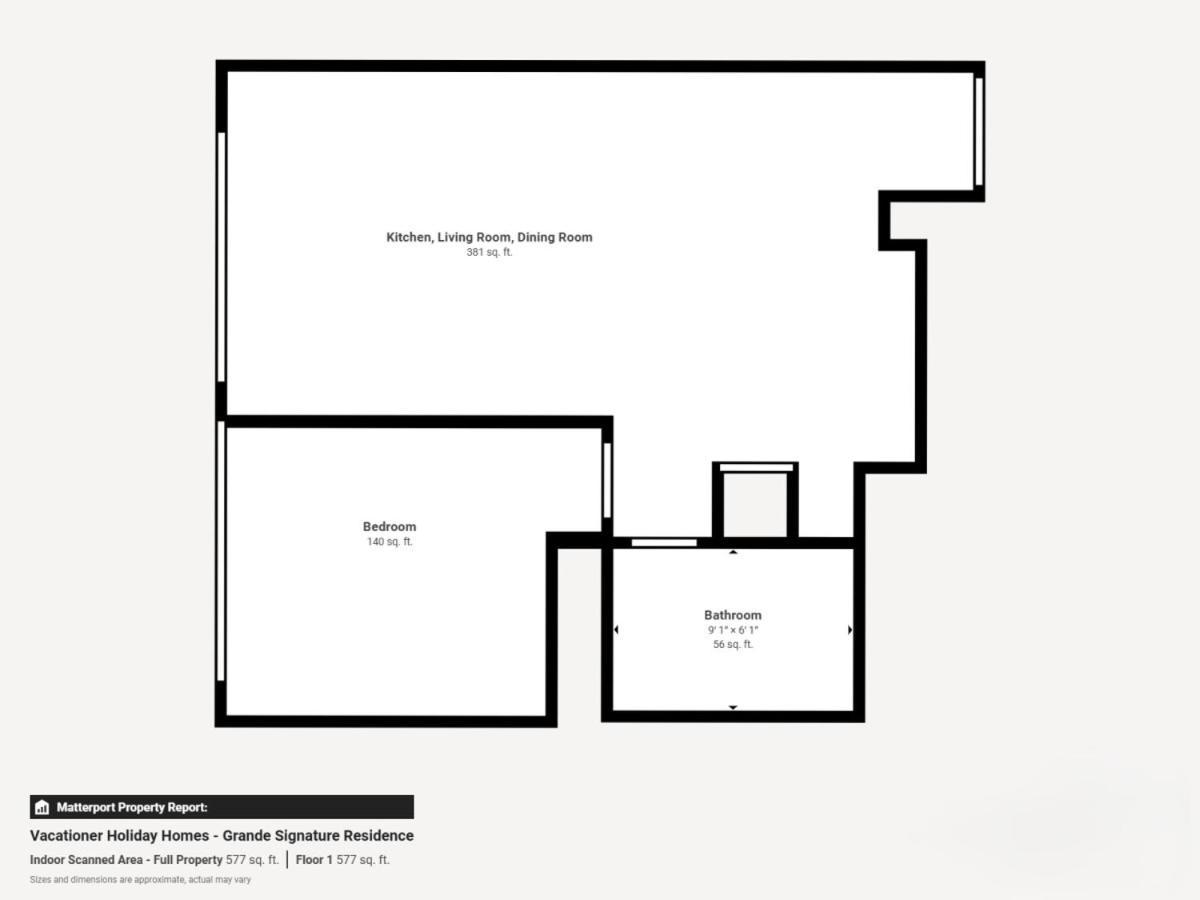Grande - Contemporary One Bedroom *
