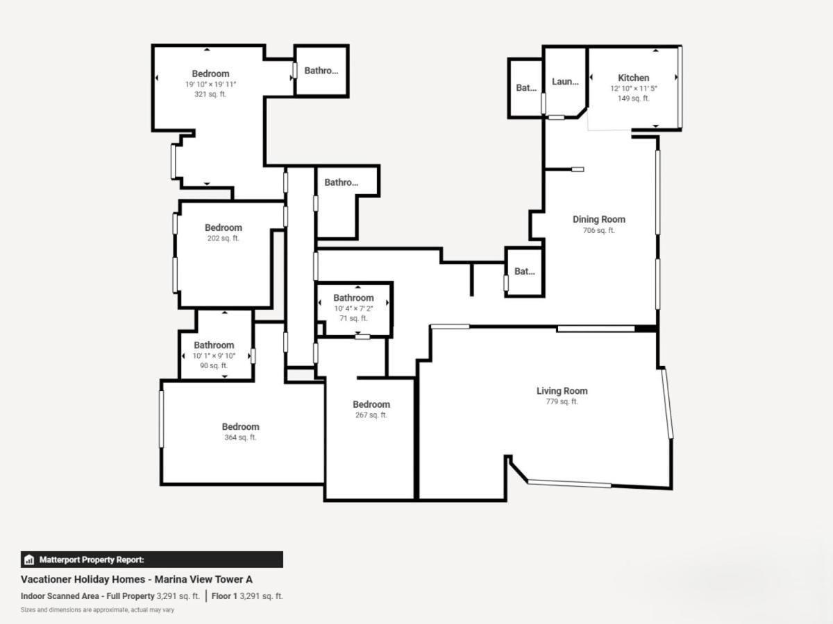 Marina View - Luxurious Four Bed With Private Pool Apartment Dubai