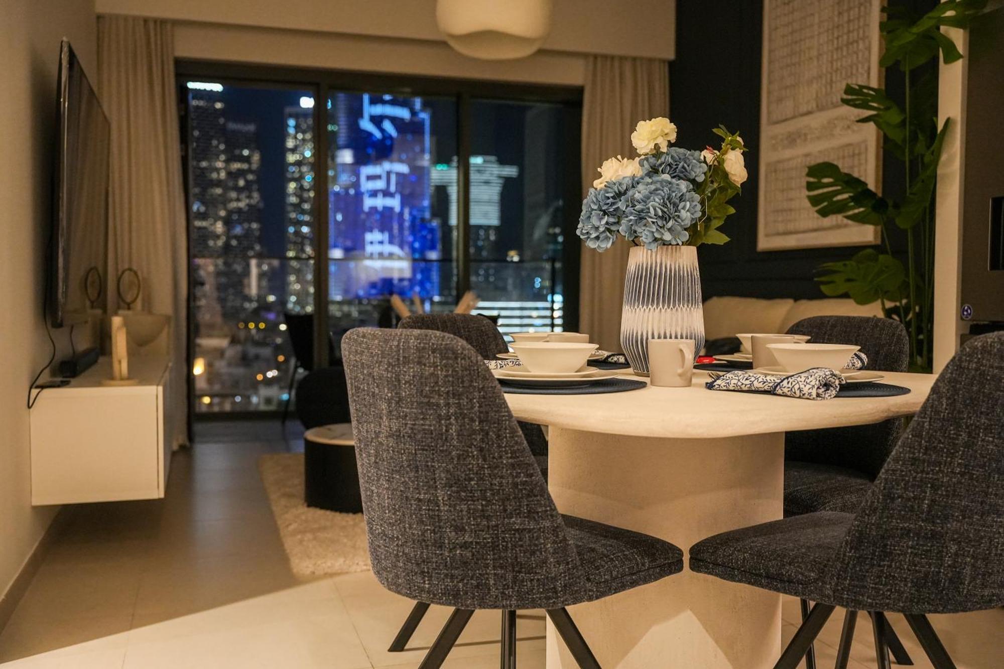 Apartment Full Burj Khalifa View - Panorama In - 3-min Walk To Mall *