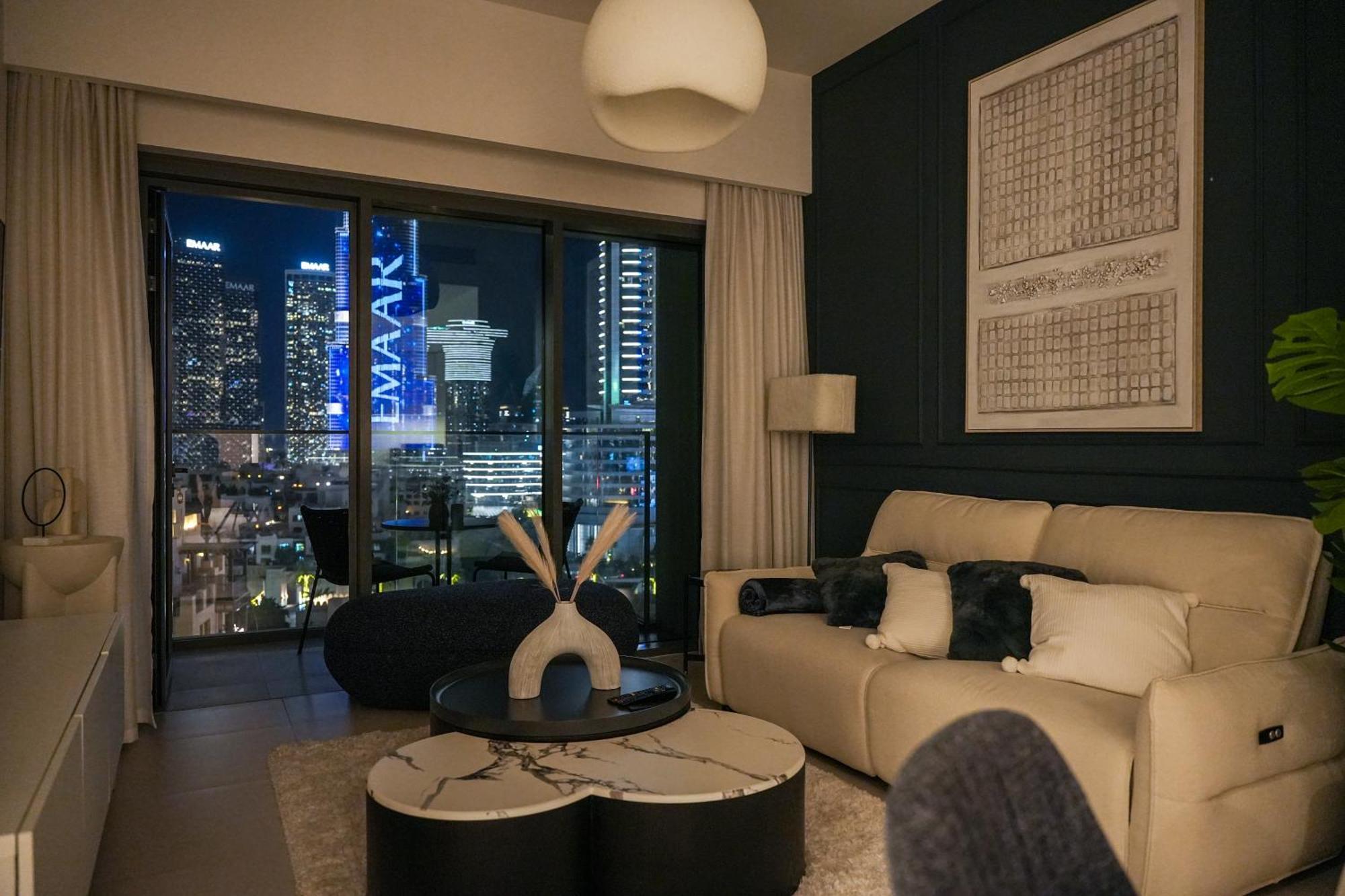 Apartment Full Burj Khalifa View - Panorama In - 3-min Walk To Mall *