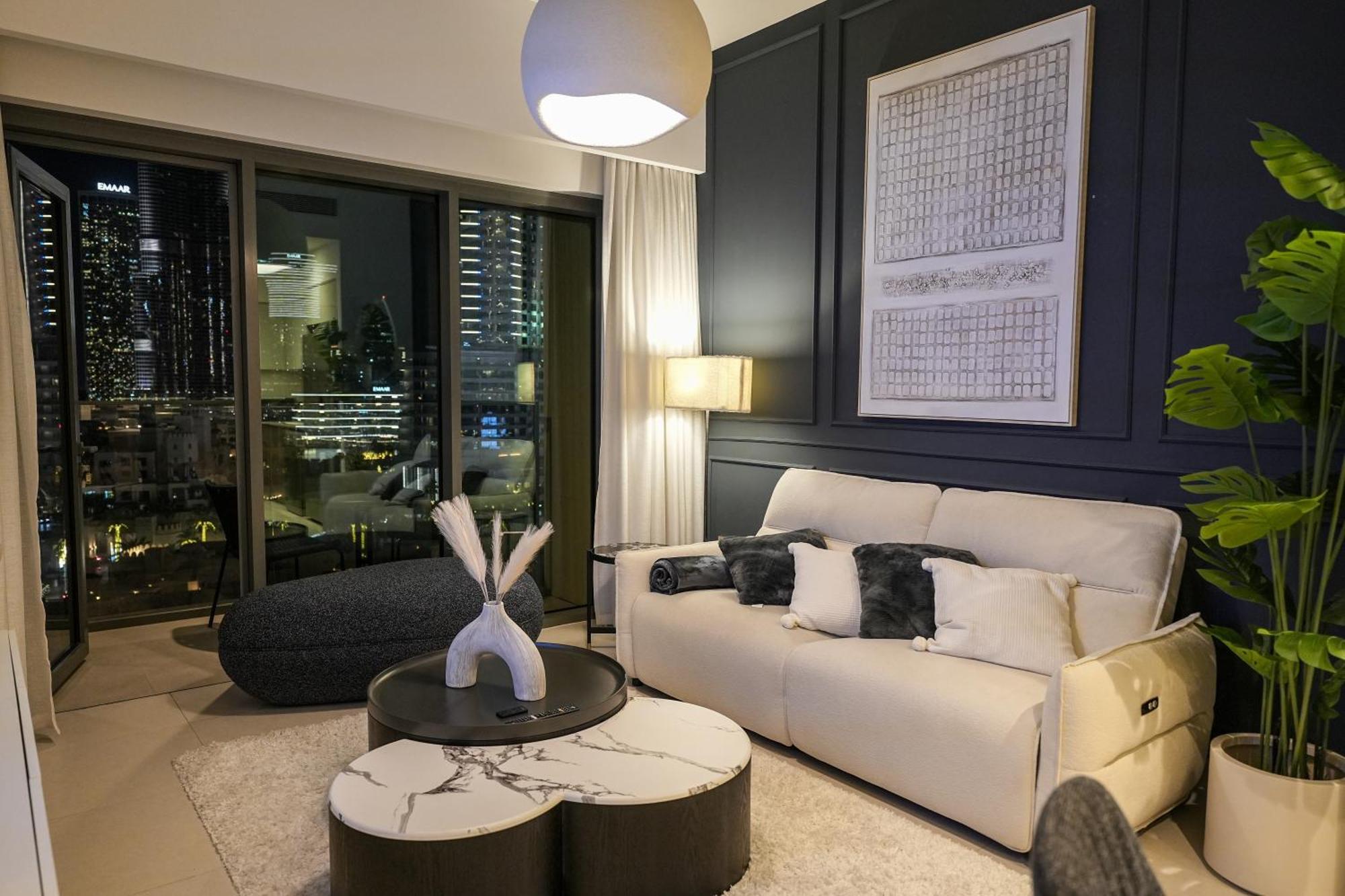 Full Burj Khalifa View - Panorama In - 3-min Walk To Mall Apartment Dubai