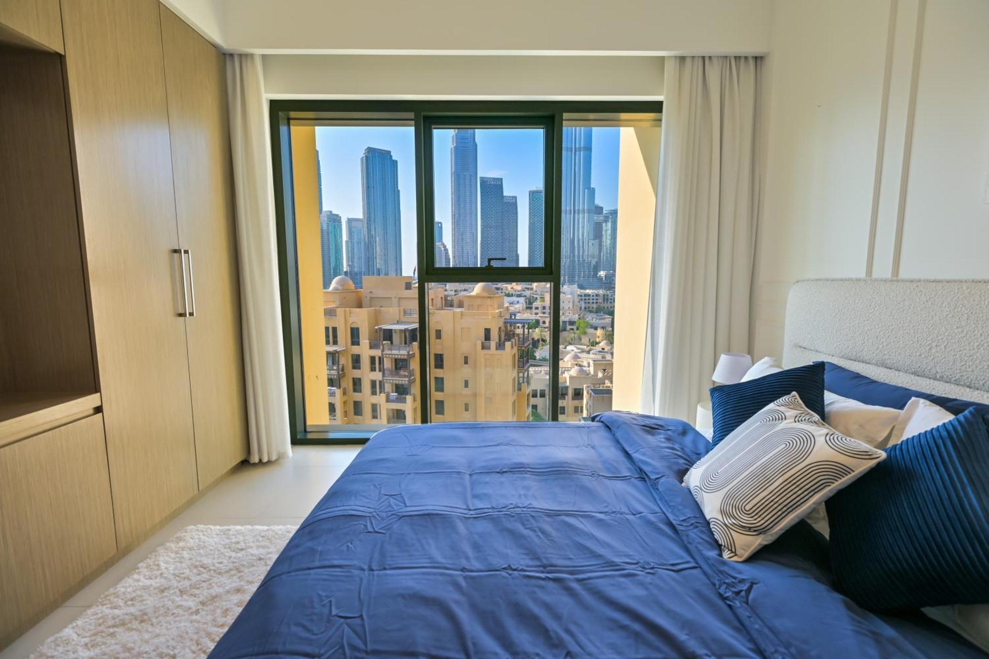 Apartment Full Burj Khalifa View - Panorama In - 3-min Walk To Mall *