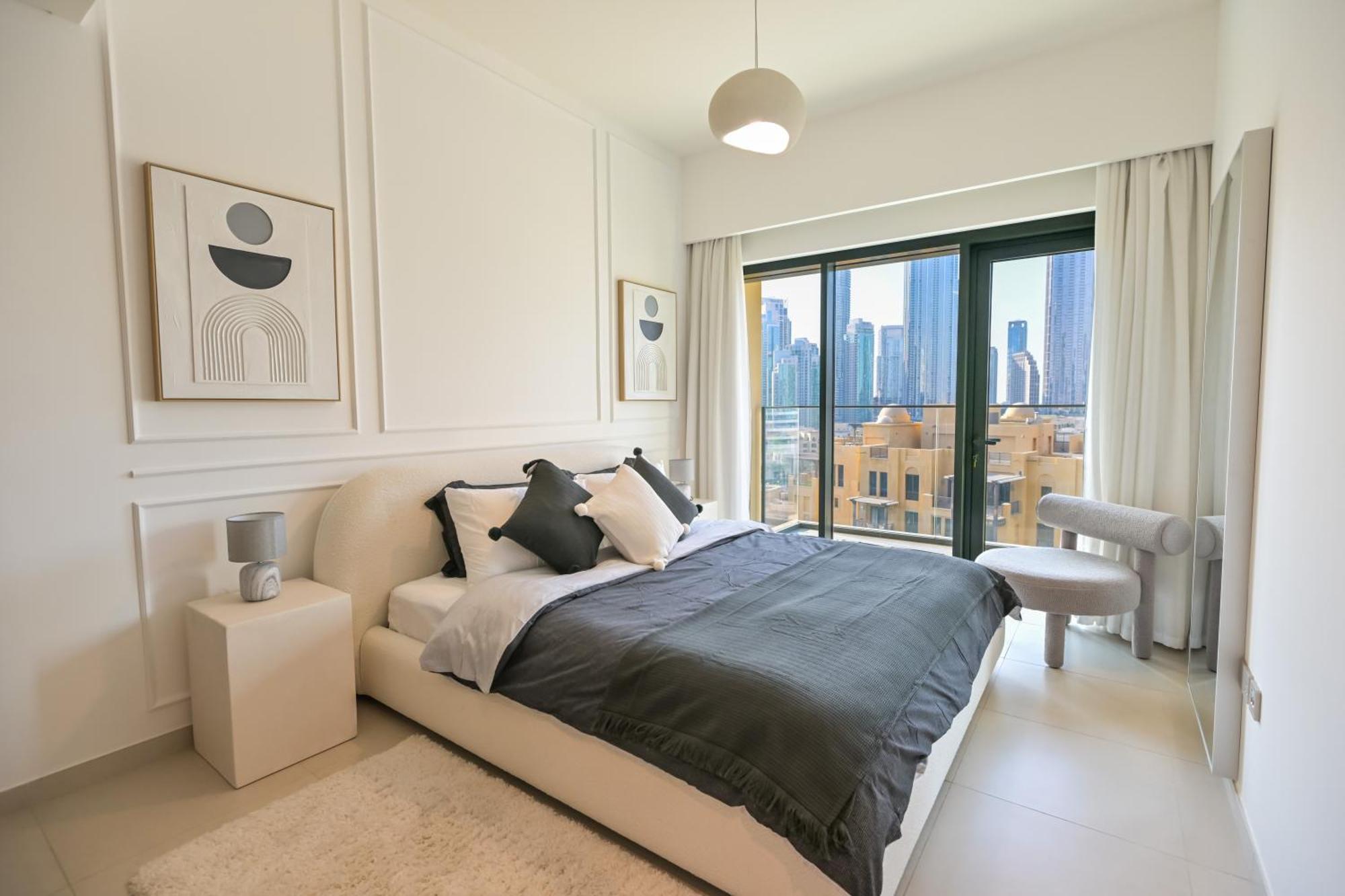 Full Burj Khalifa View - Panorama In - 3-min Walk To Mall Apartment Dubai