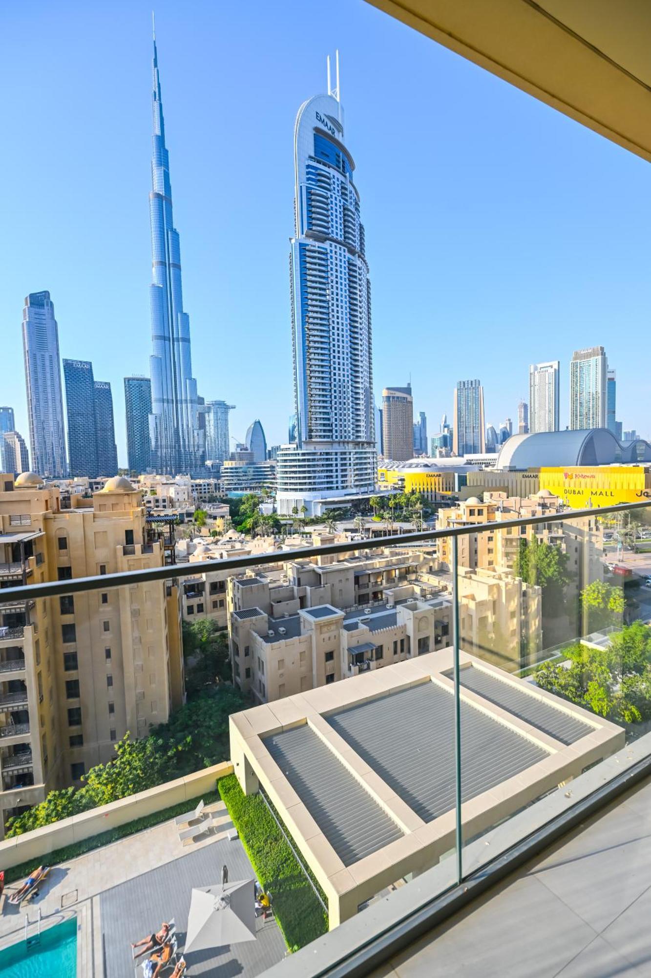 Apartment Full Burj Khalifa View - Panorama In - 3-min Walk To Mall