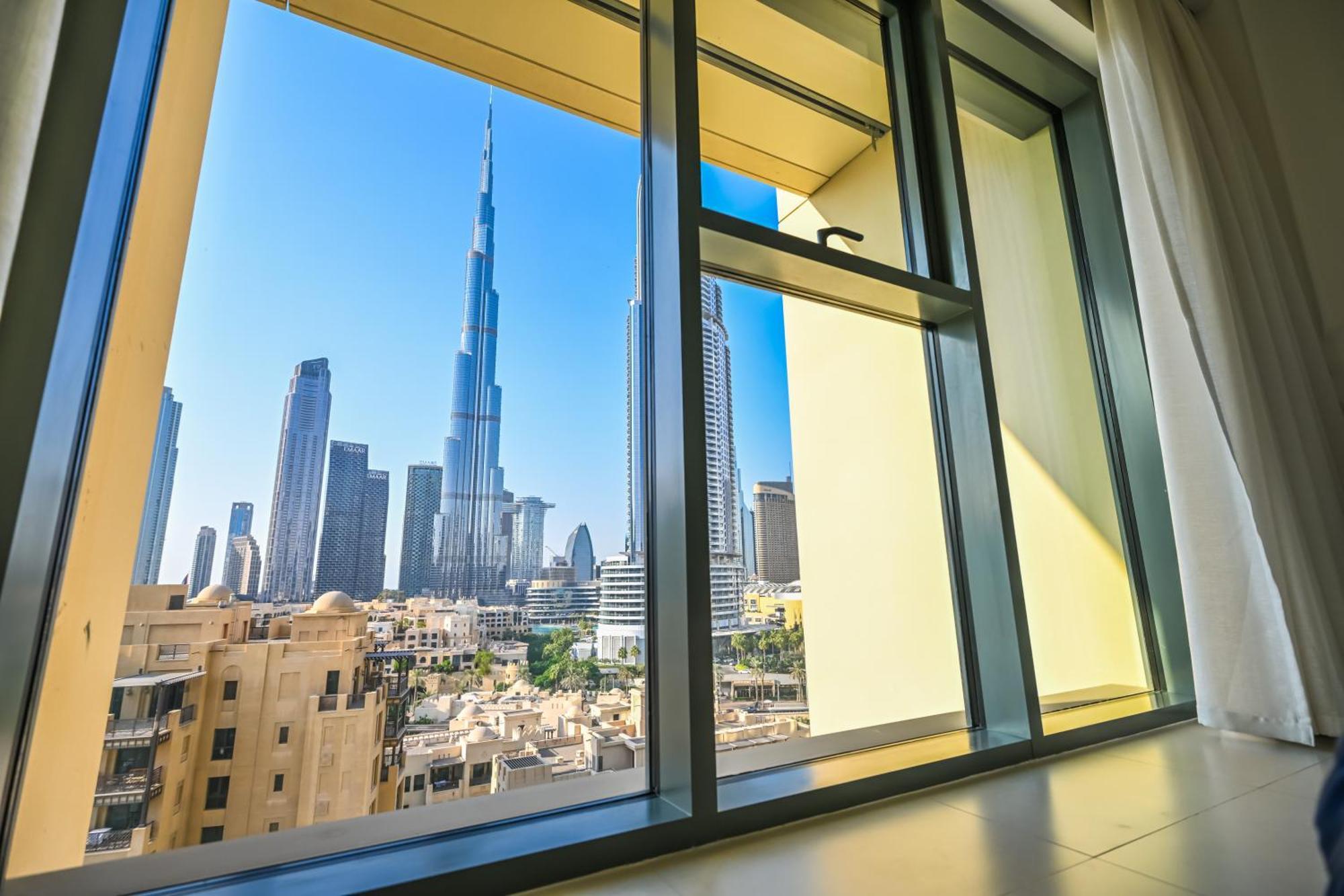 Full Burj Khalifa View - Panorama In - 3-min Walk To Mall